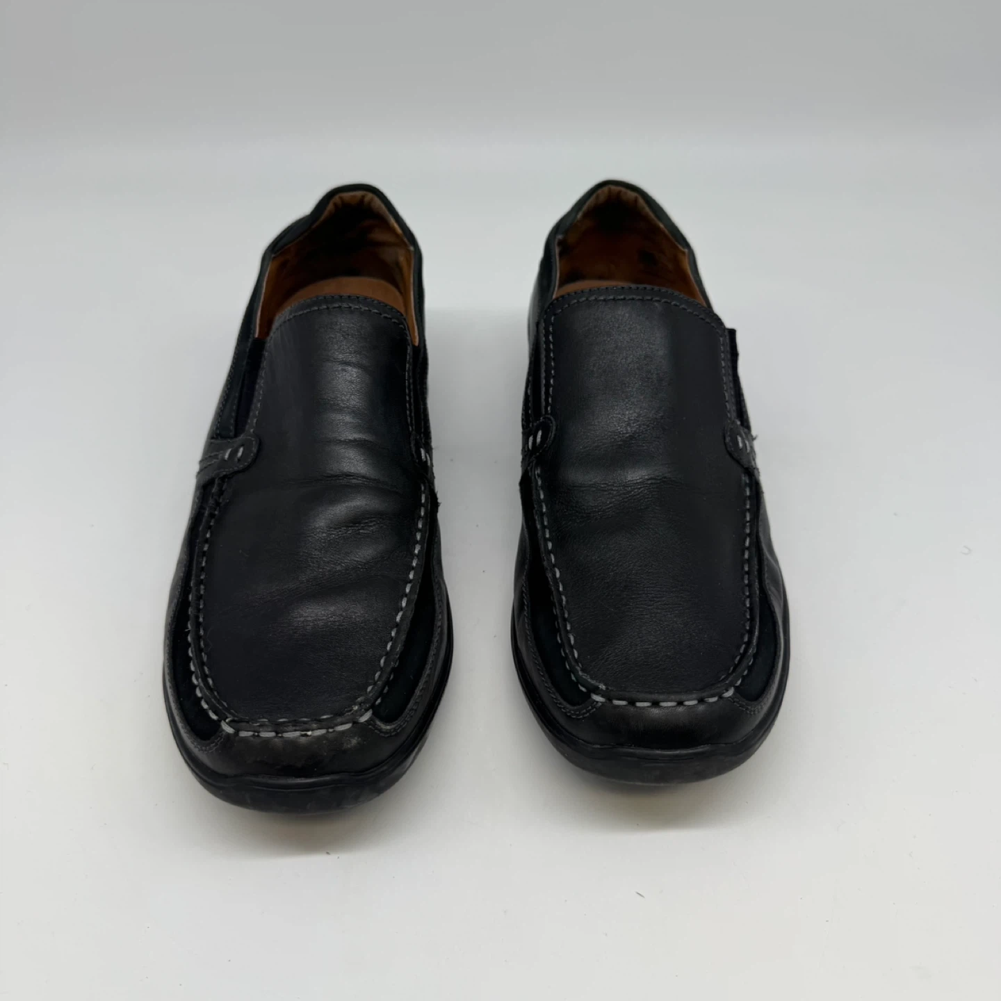 Blondo Comfortable Men’s Leather Loafers – Size 10W – Like New - photo 2