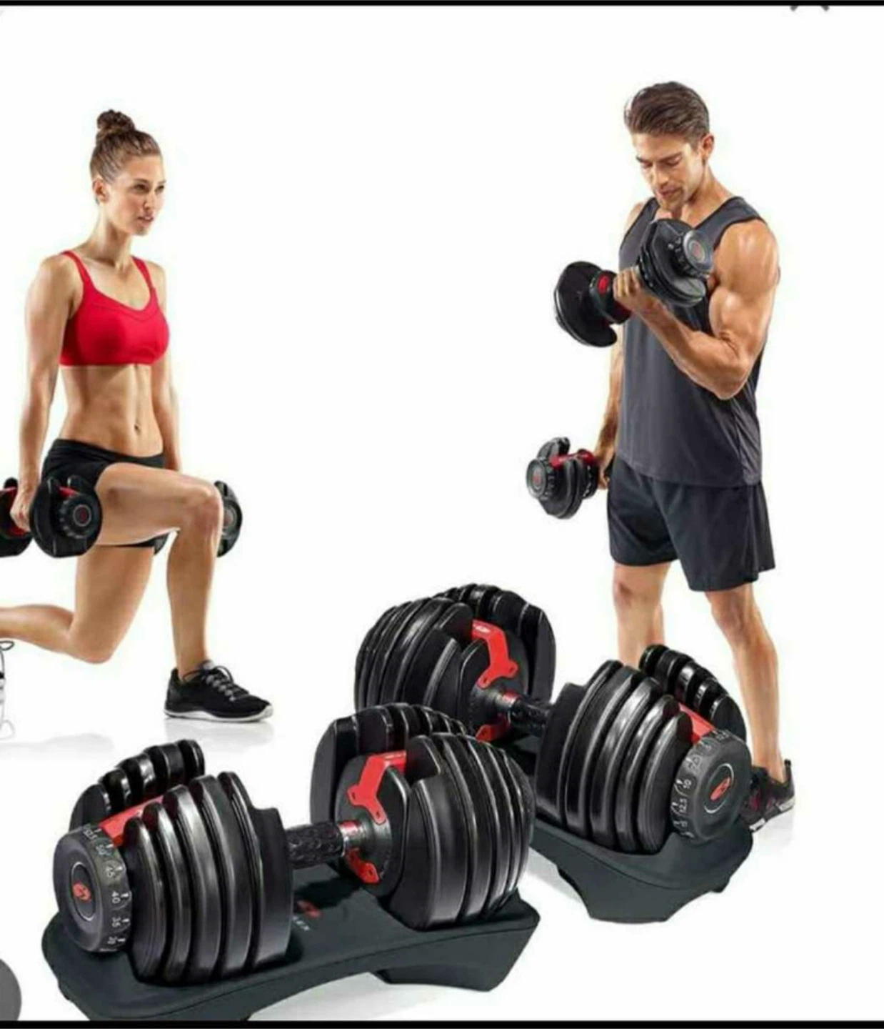 VEGASTAR Adjustable Dumbbell 52lbs - photo 2
