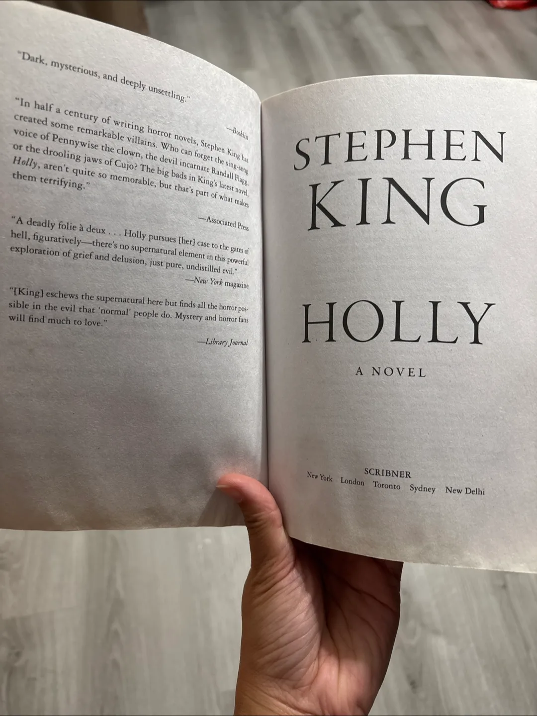 Stephen King's "Holly" - A Novel image indicator(3)