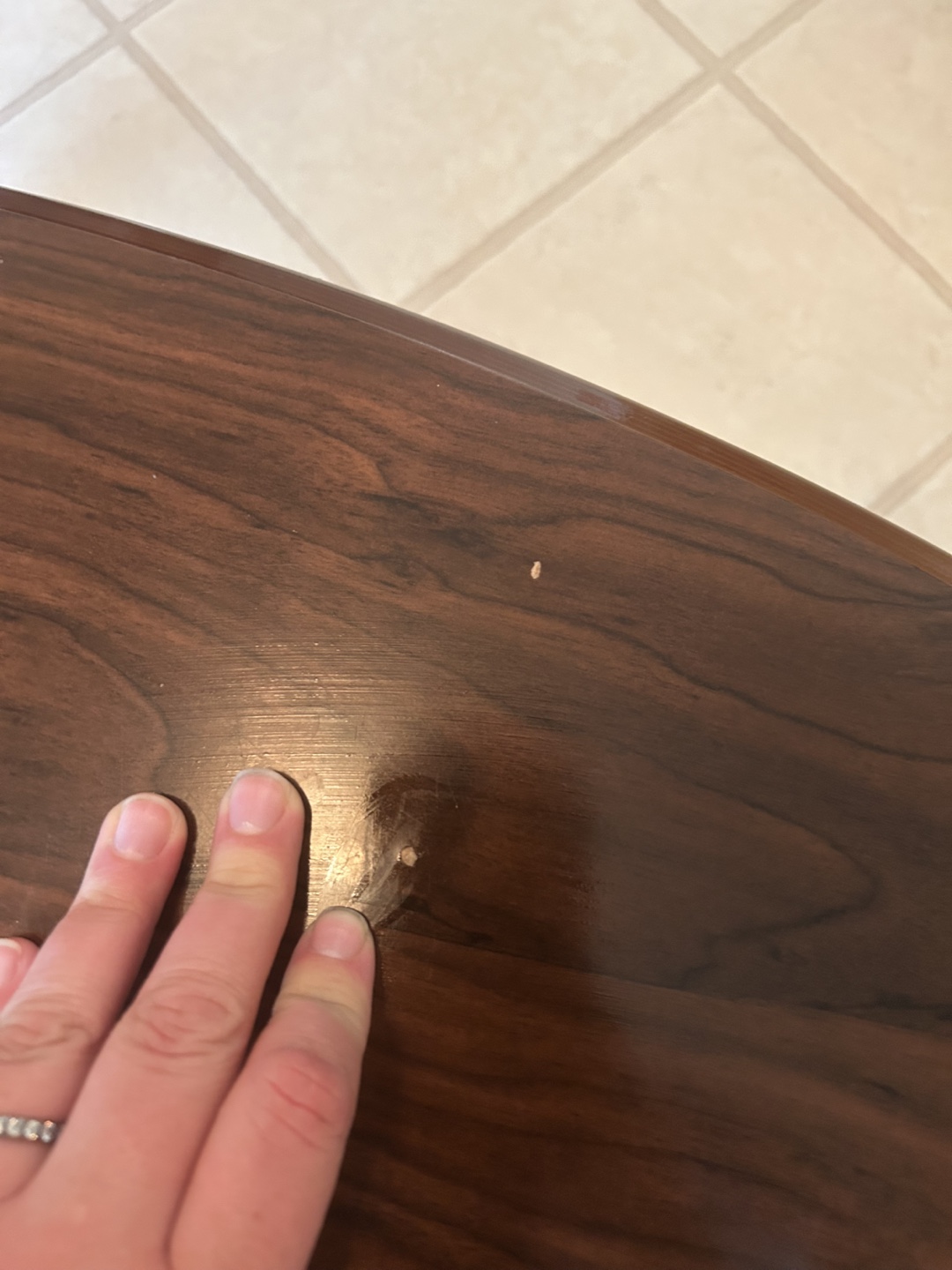 Oval Wooden Coffee Table - photo 4