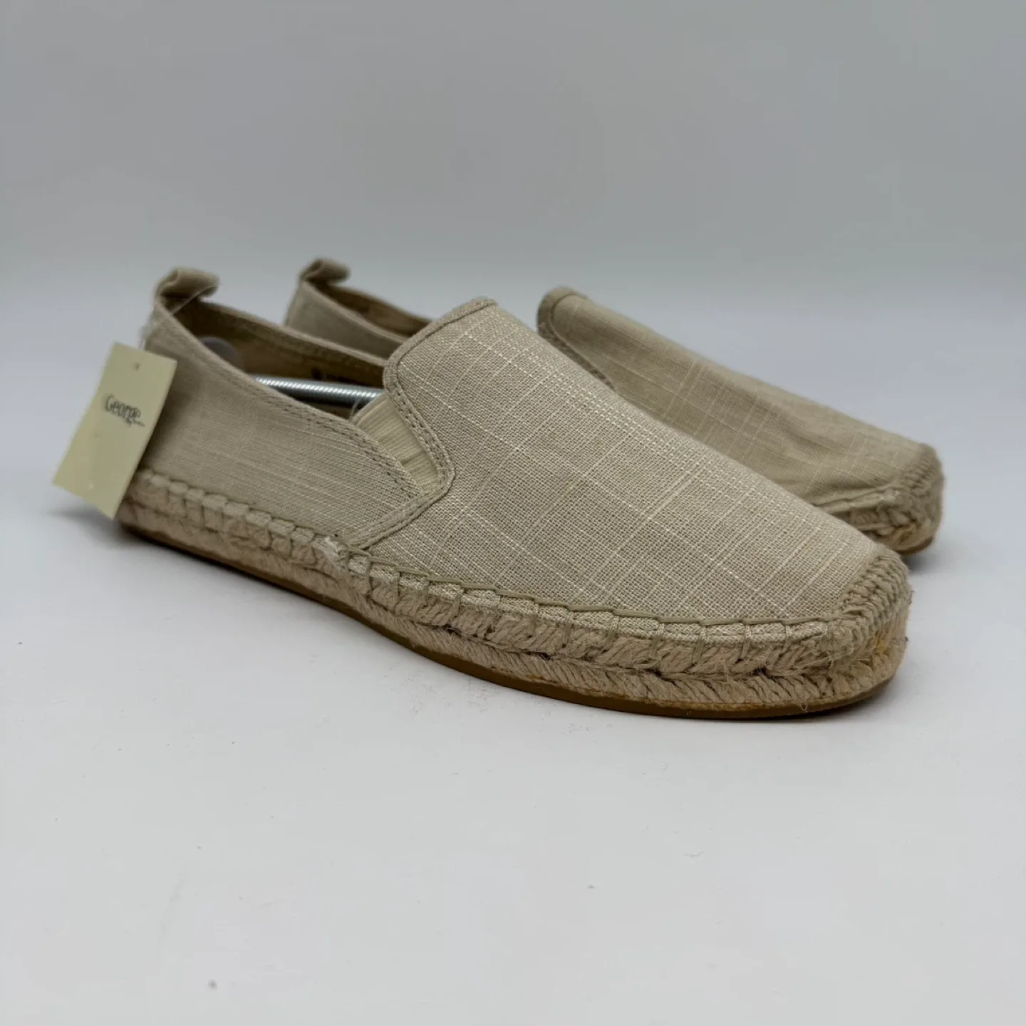 George Women’s Espadrille Slip-On Shoes – Size 9 – New thumbnail