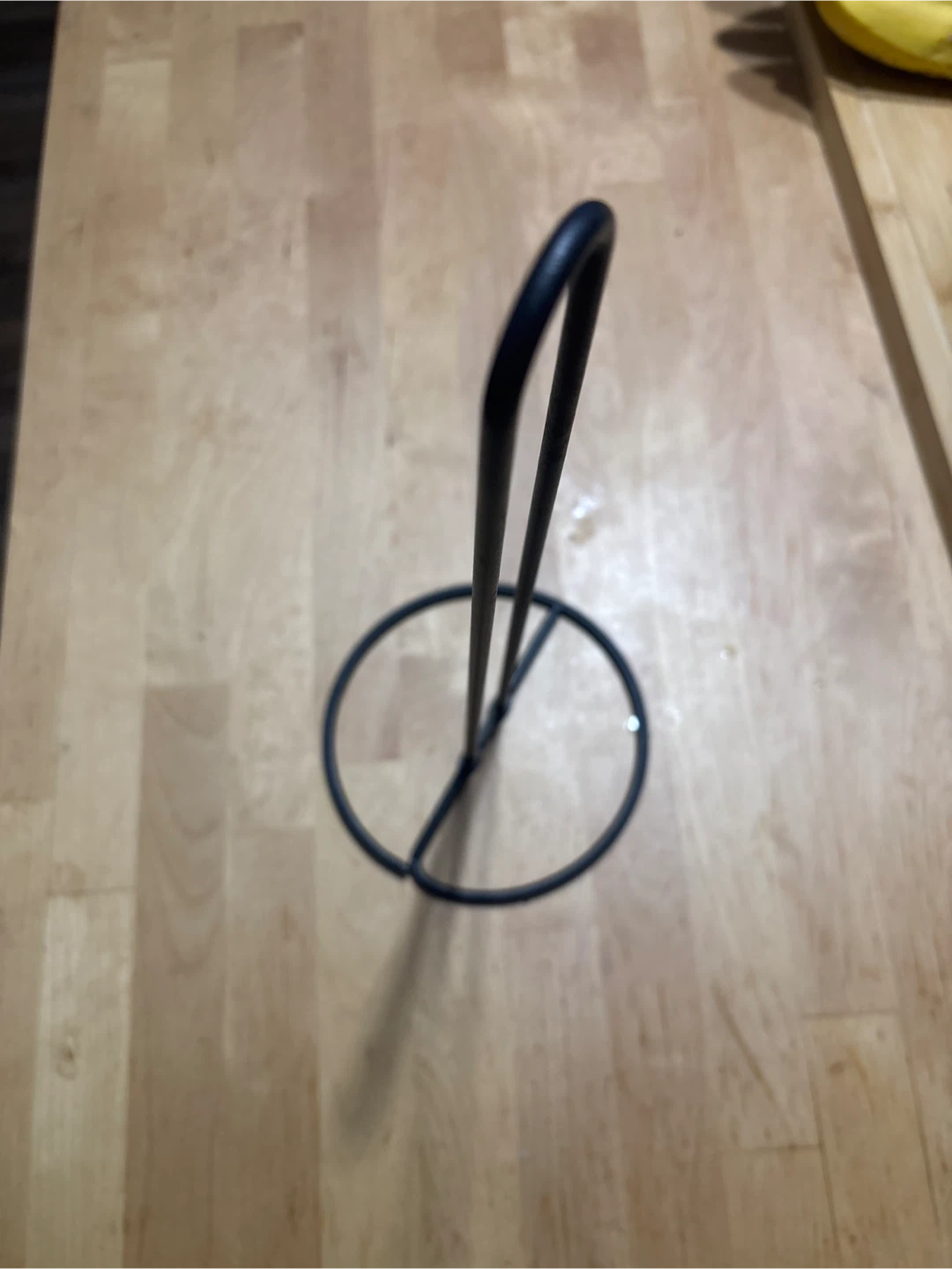 Black Metal Paper Towel Holder