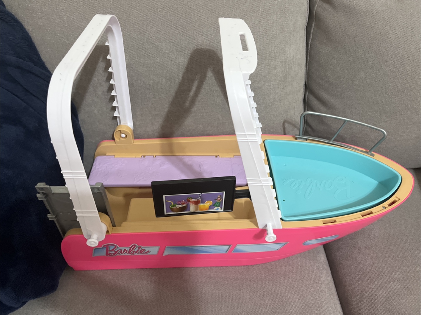 Barbie Pink Boat Toy