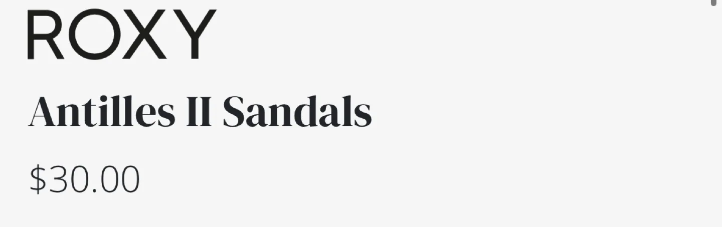 New Roxy Antilles II Pink Sandals size 6 image indicator(2)