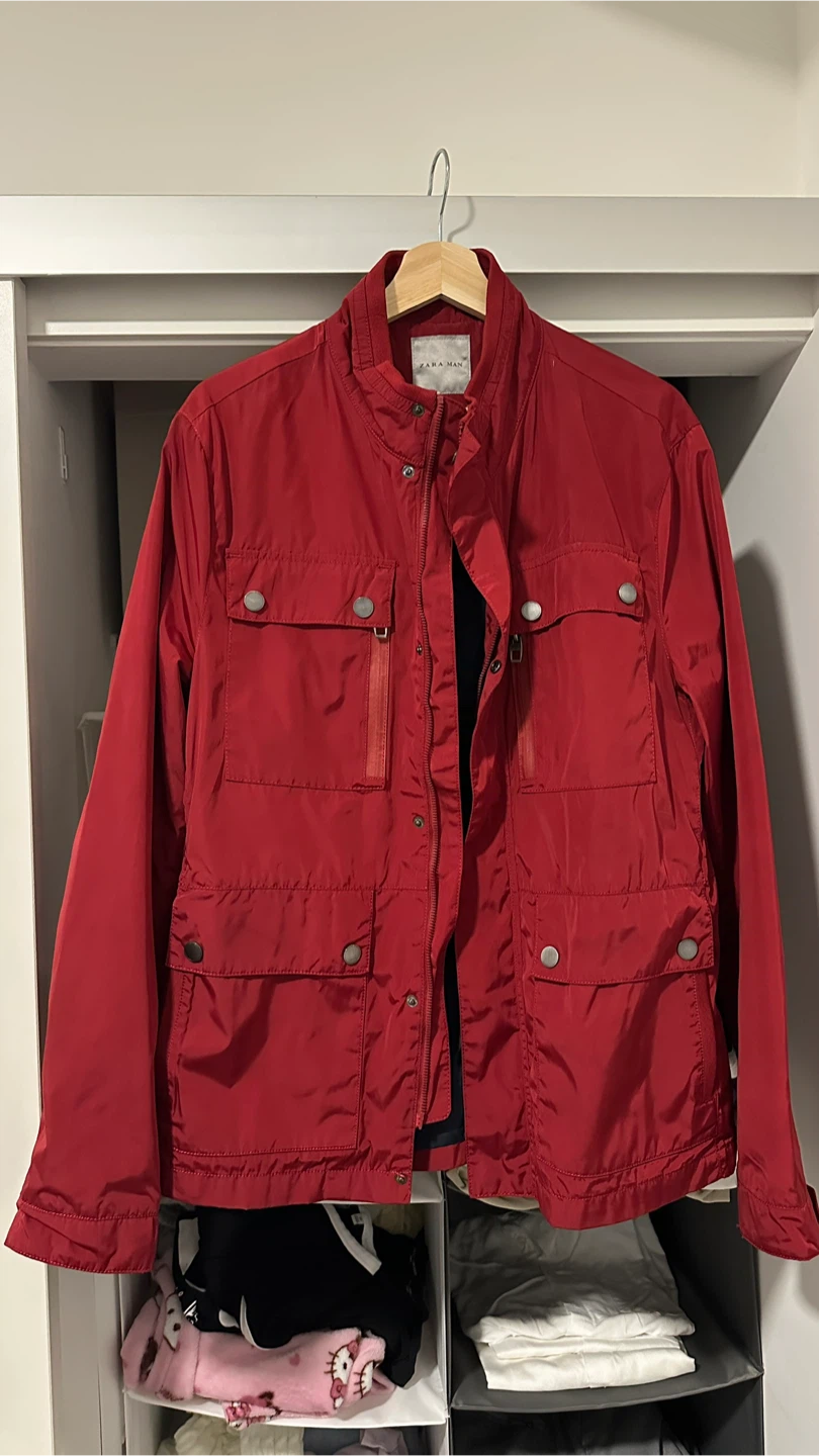 Zara Man Red Jacket, Size L