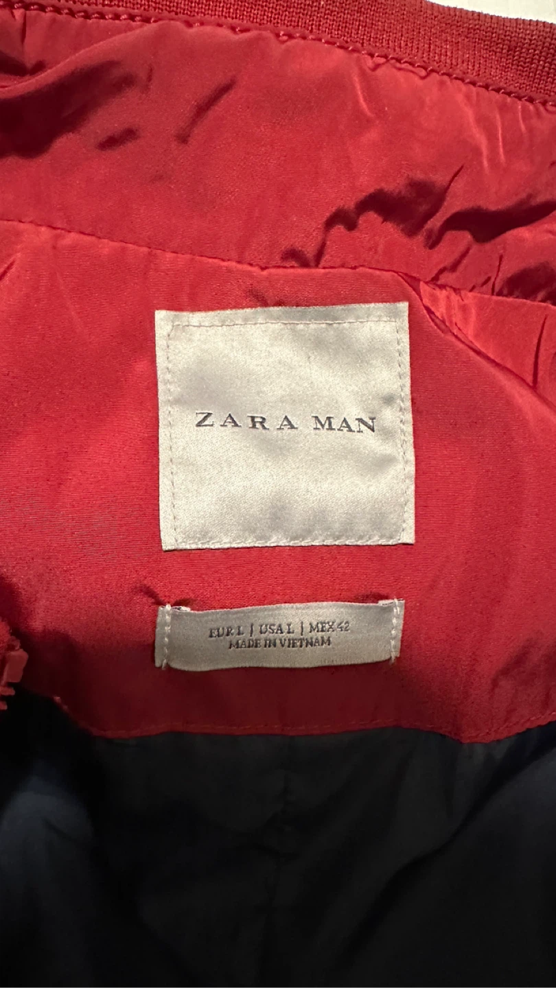 Zara Man Red Jacket, Size L - photo 3