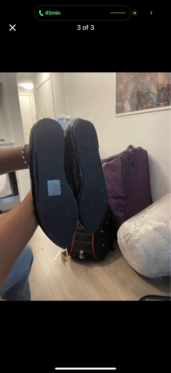 Cole Haan Black Ballet Flats - Size 7 image indicator(2)