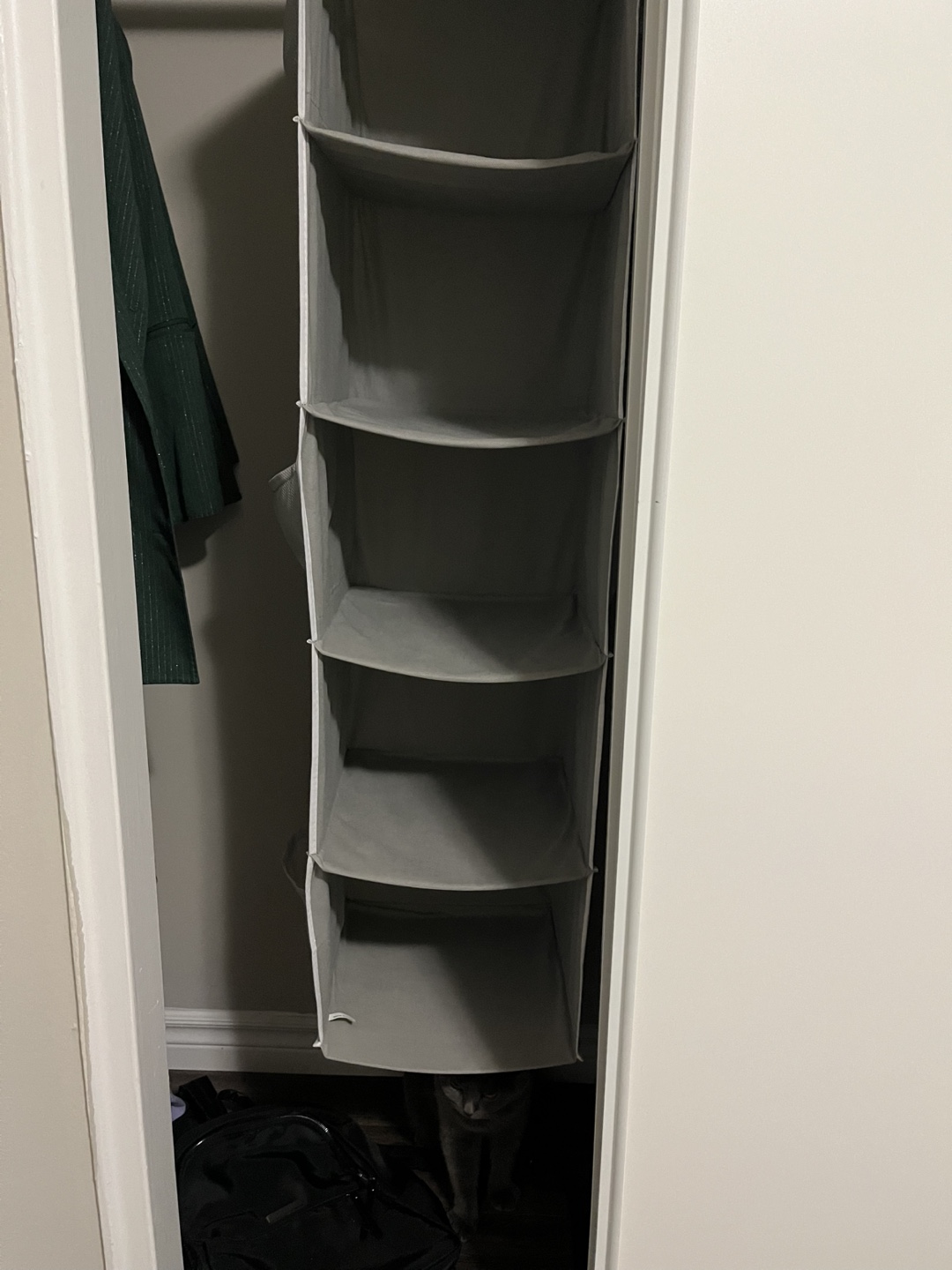 Hanging Closet Organizer - Grey