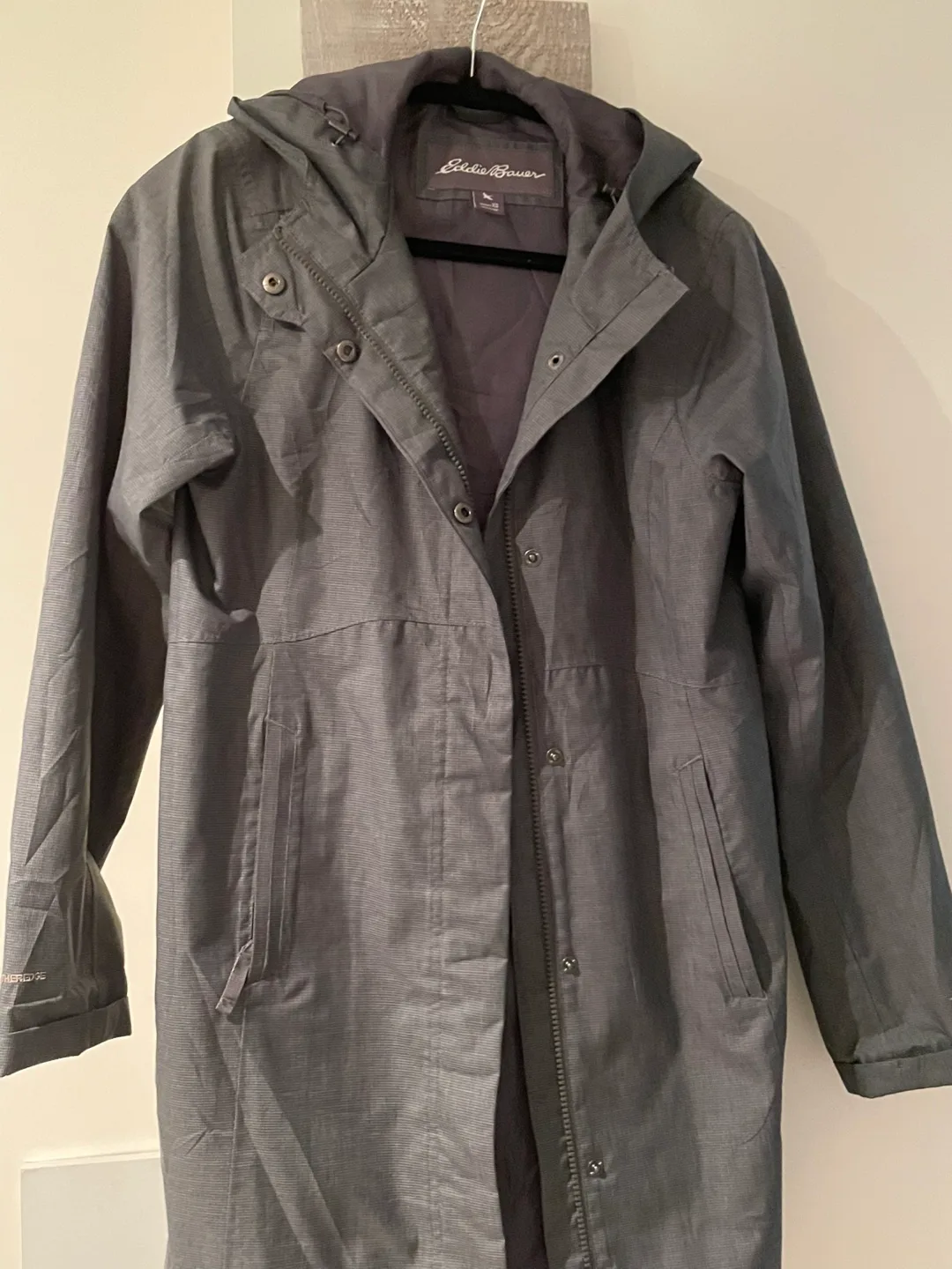 Eddie Bauer Grey Rain Coat - Women's XS thumbnail