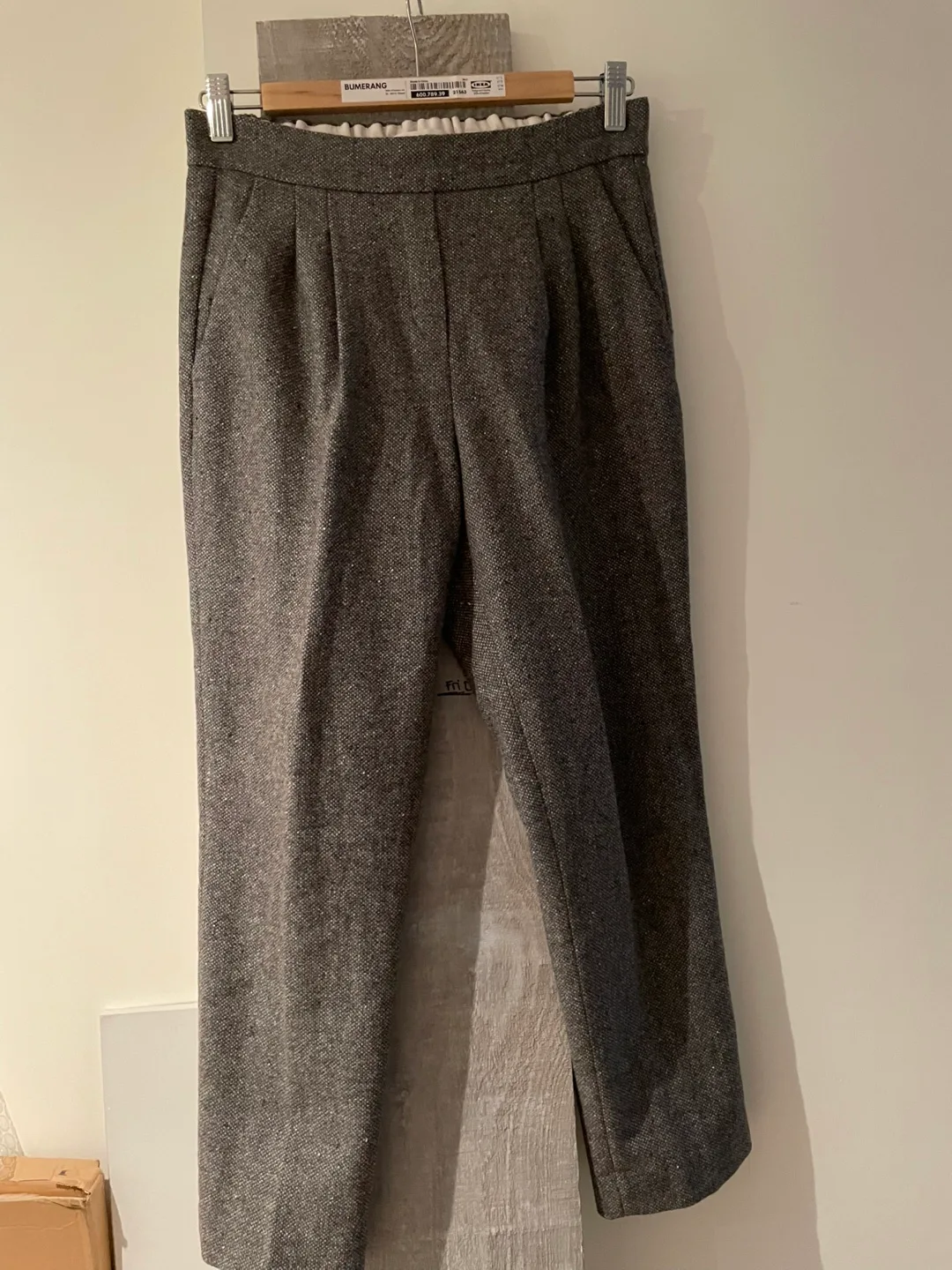Babaton Grey Wool Blend Pants - Size 10 thumbnail
