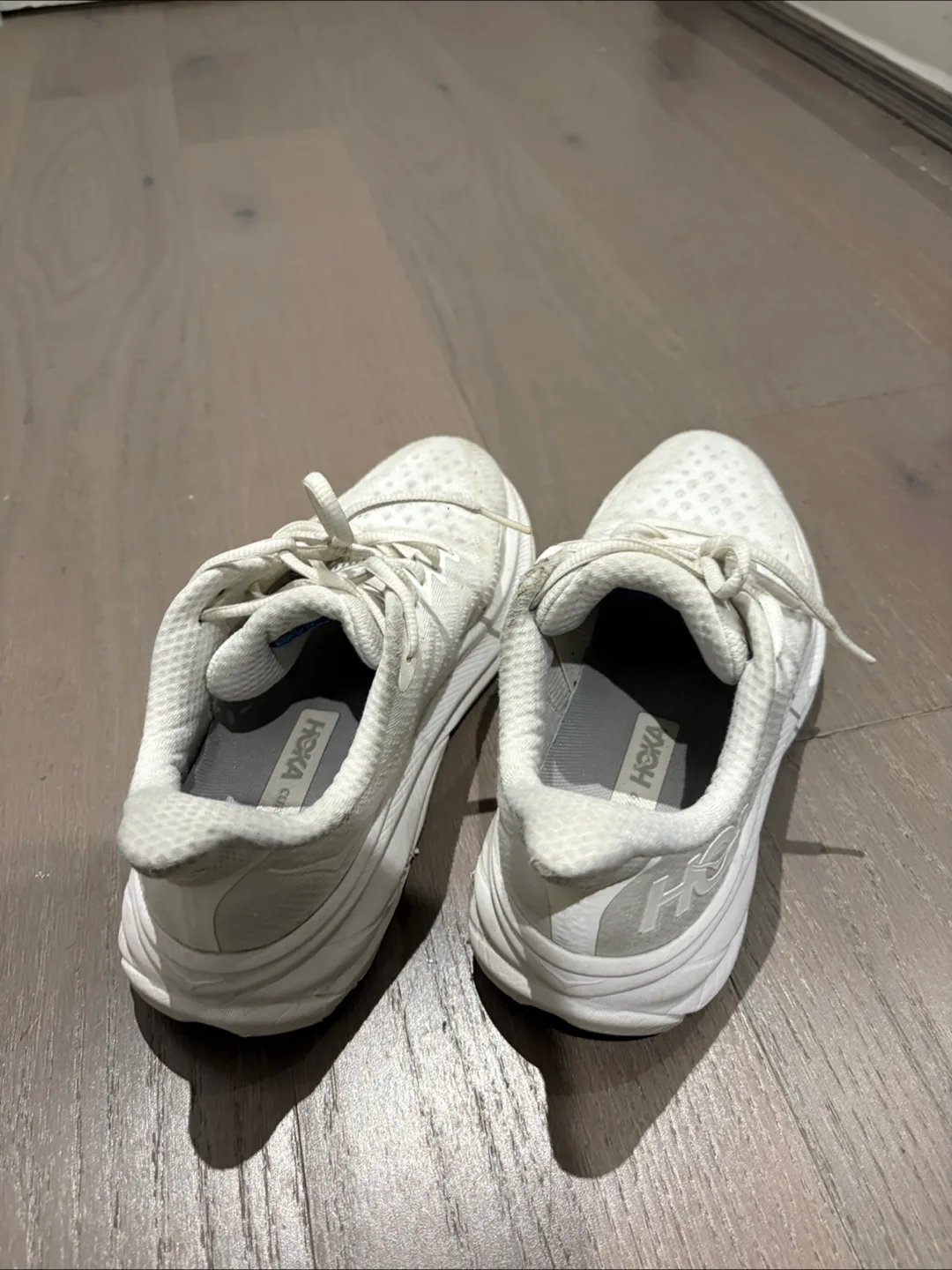 Hoka Clifton 9 White Running Shoes image indicator(3)