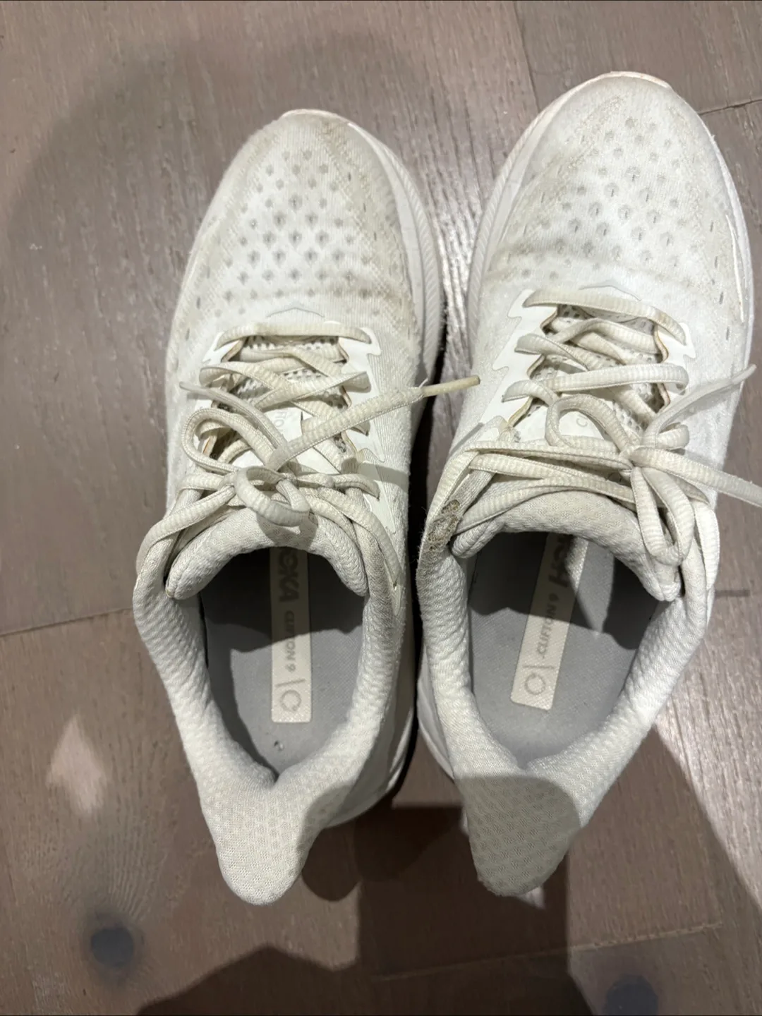 Hoka Clifton 9 White Running Shoes image indicator(5)