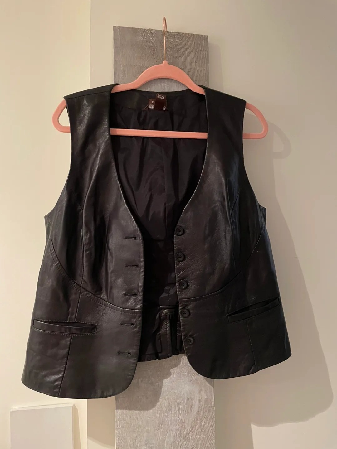 Danier Leather Vest - Size L thumbnail