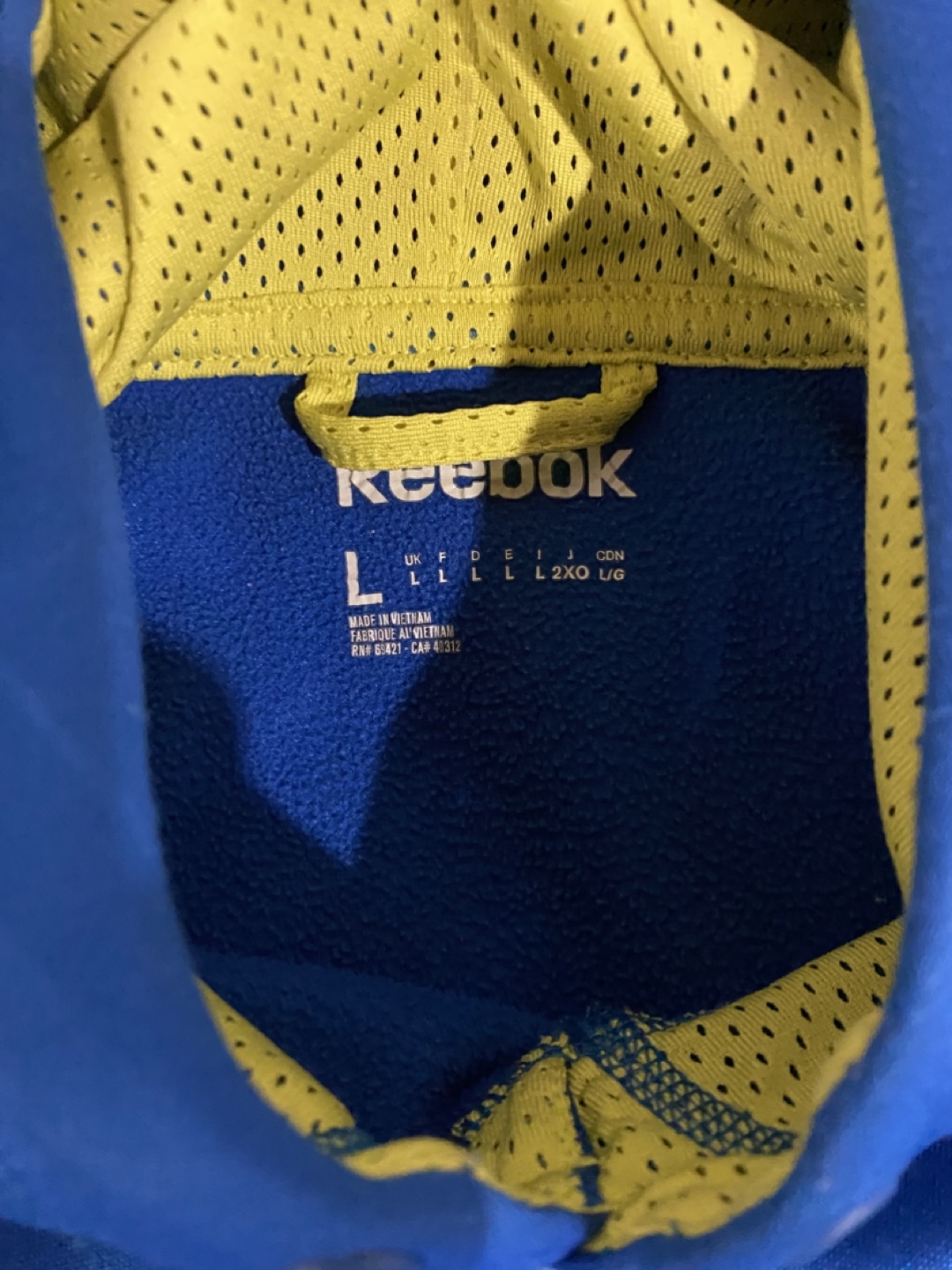 Reebok Blue Hoodie - Size L - photo 3