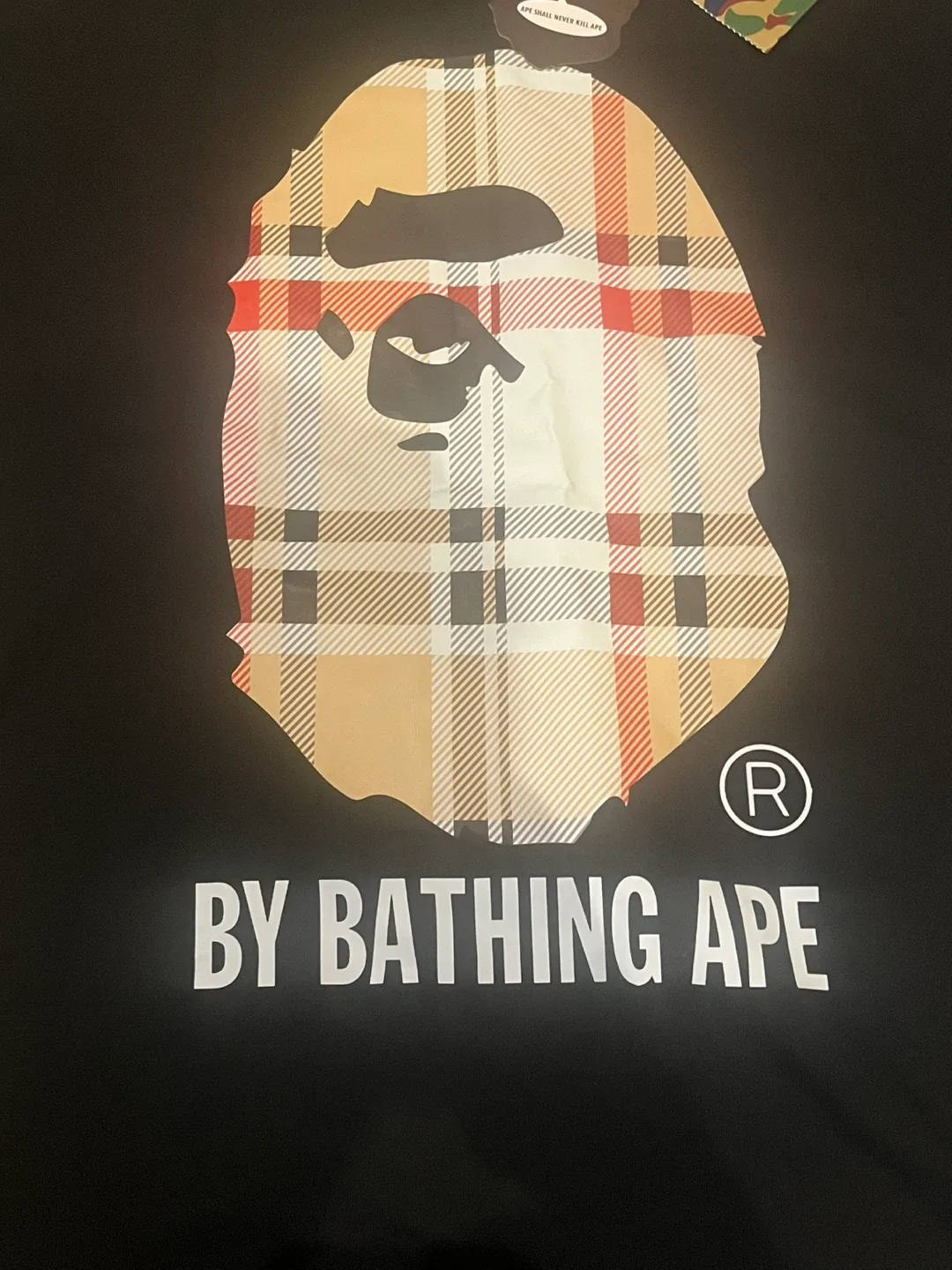 BAPE Burberry Black Shirt (Medium) image indicator(3)