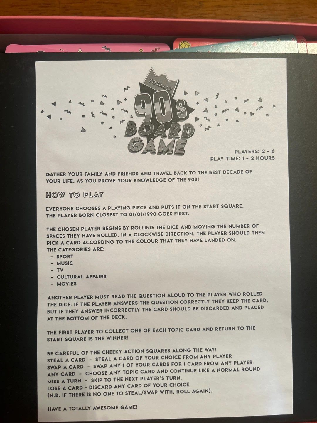 Totally 90's Board Game - photo 3