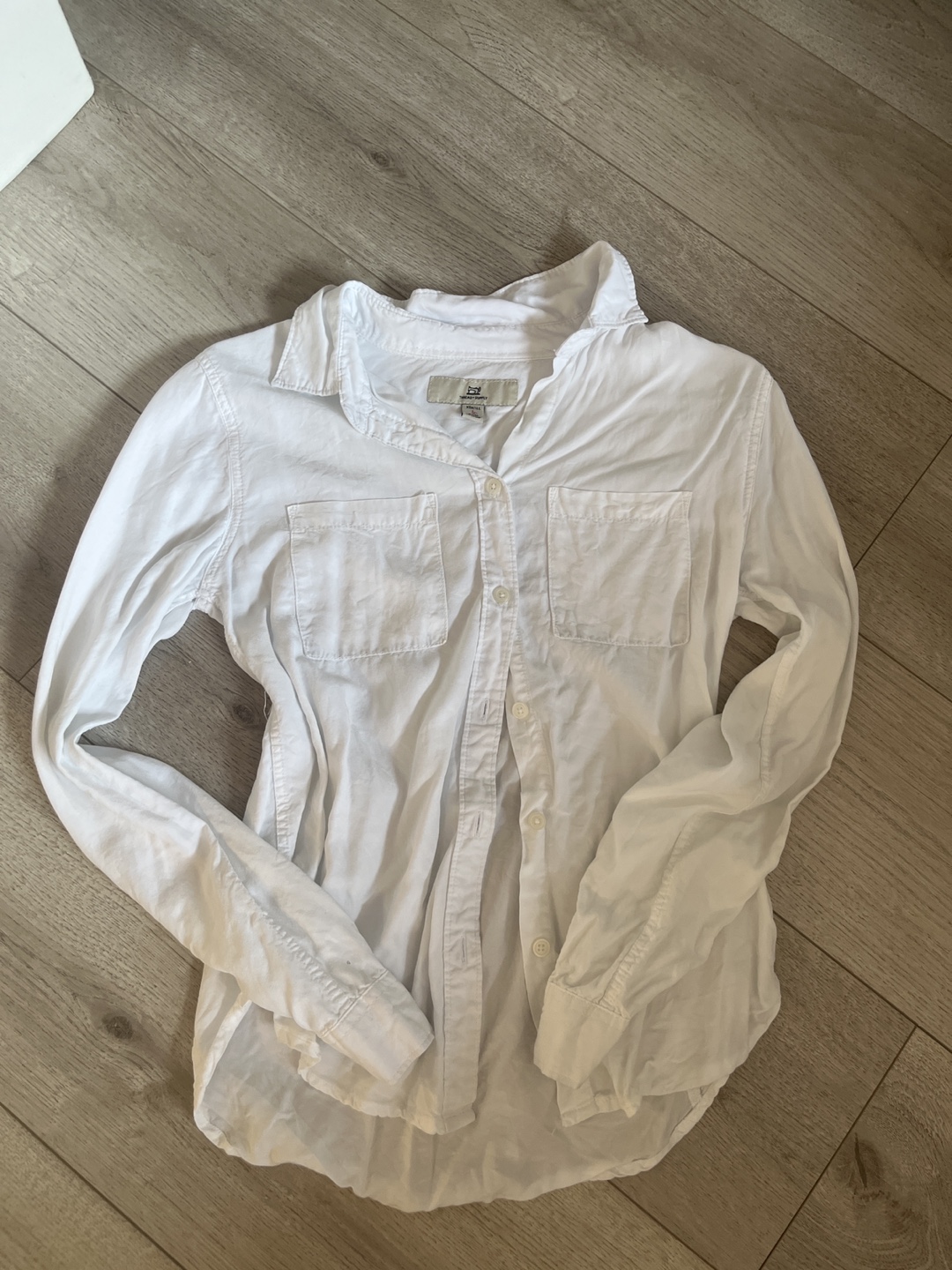 White Button-Up Shirt