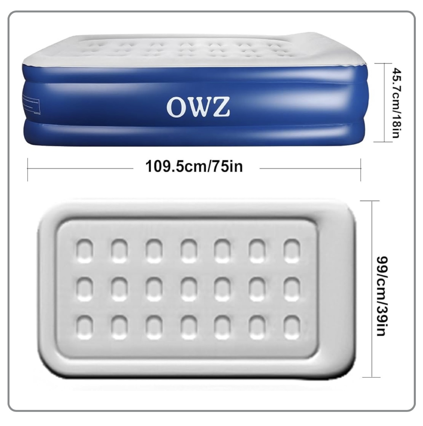 Air Mattress - 75in x 39in - photo 3