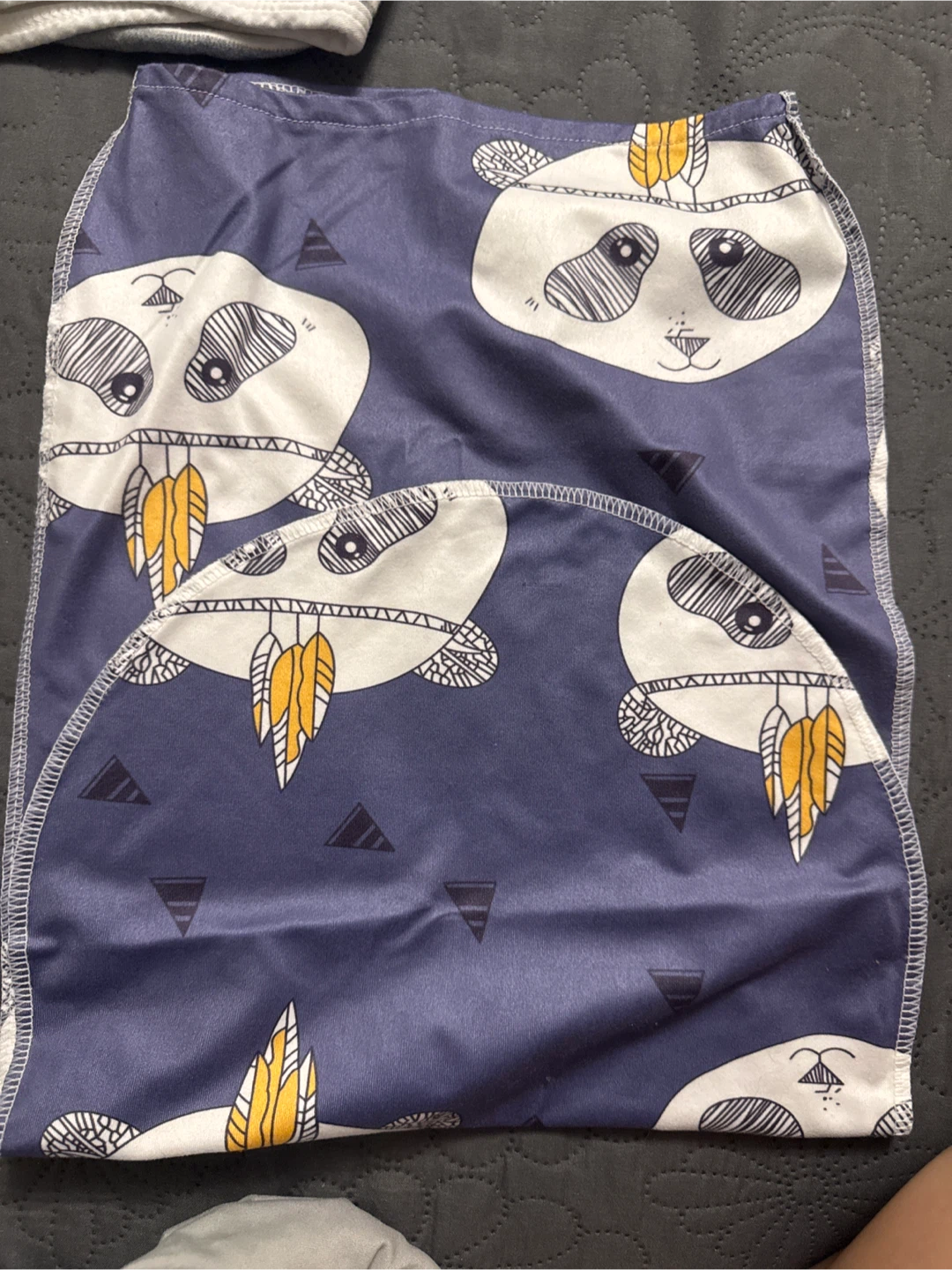 Panda Print Reusable Snack Bag