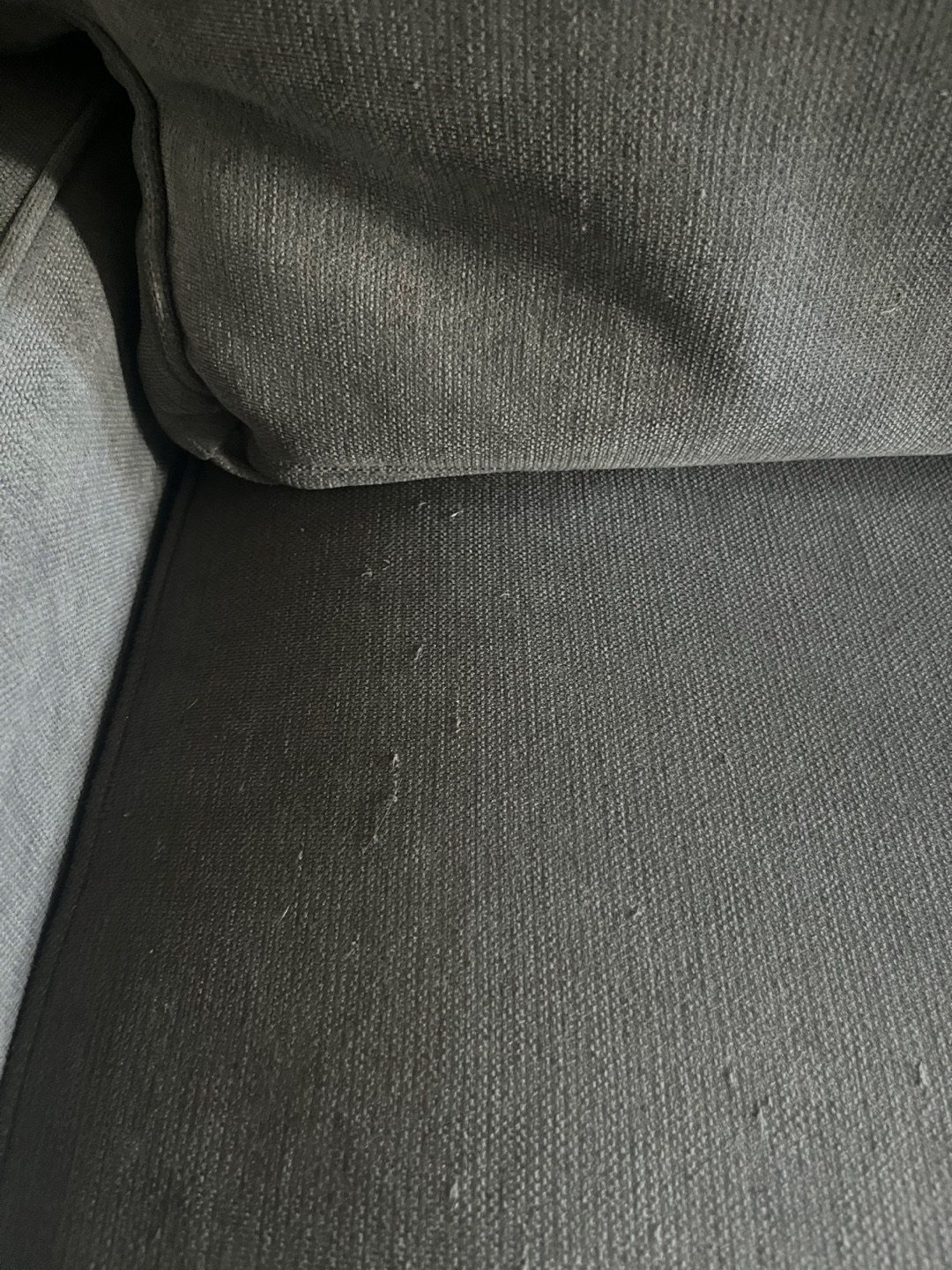 Gray Loveseat Couch - photo 3
