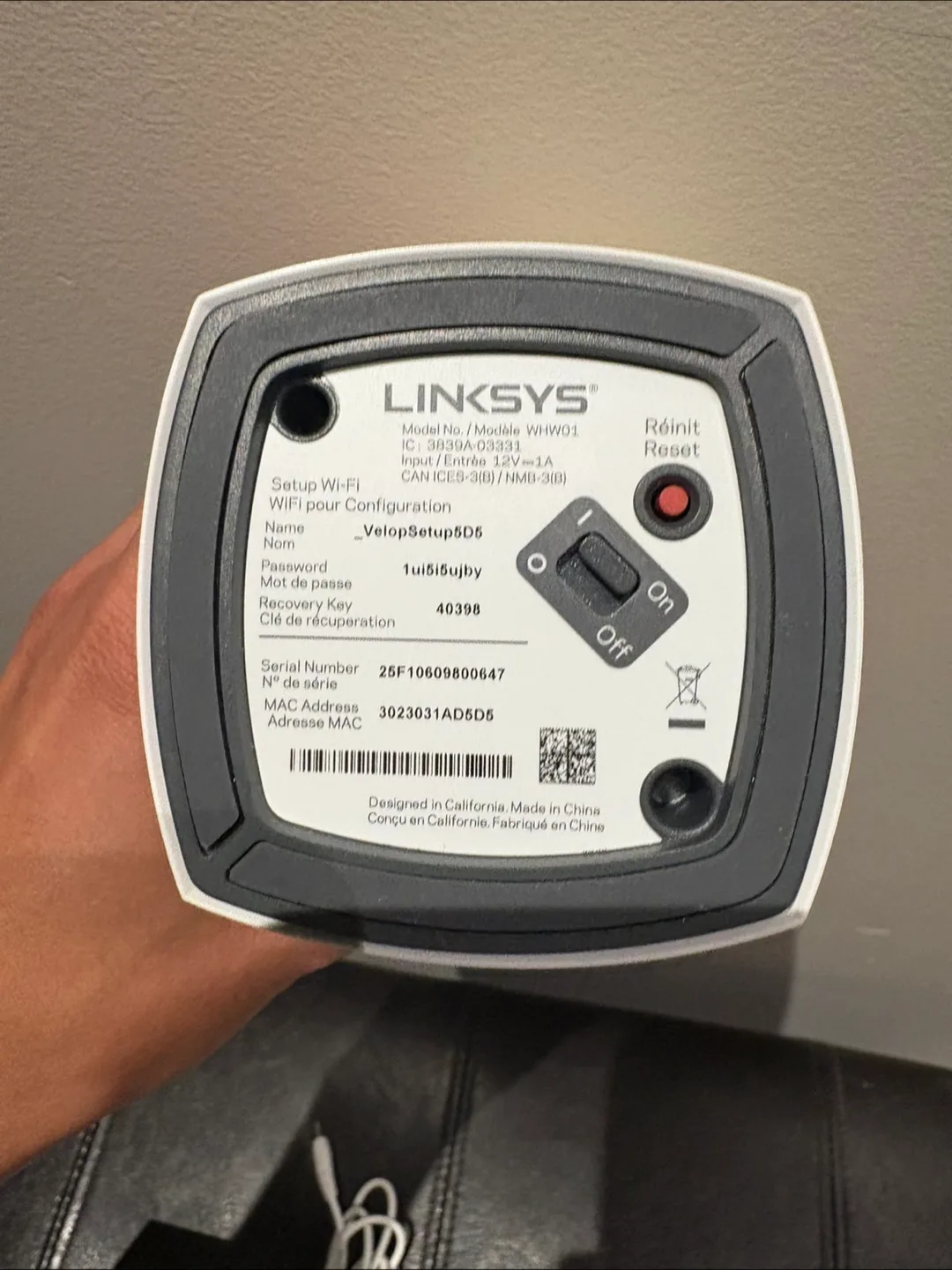 Linksys Velop WHW01 WiFi Mesh System (3-Pack) image indicator(4)