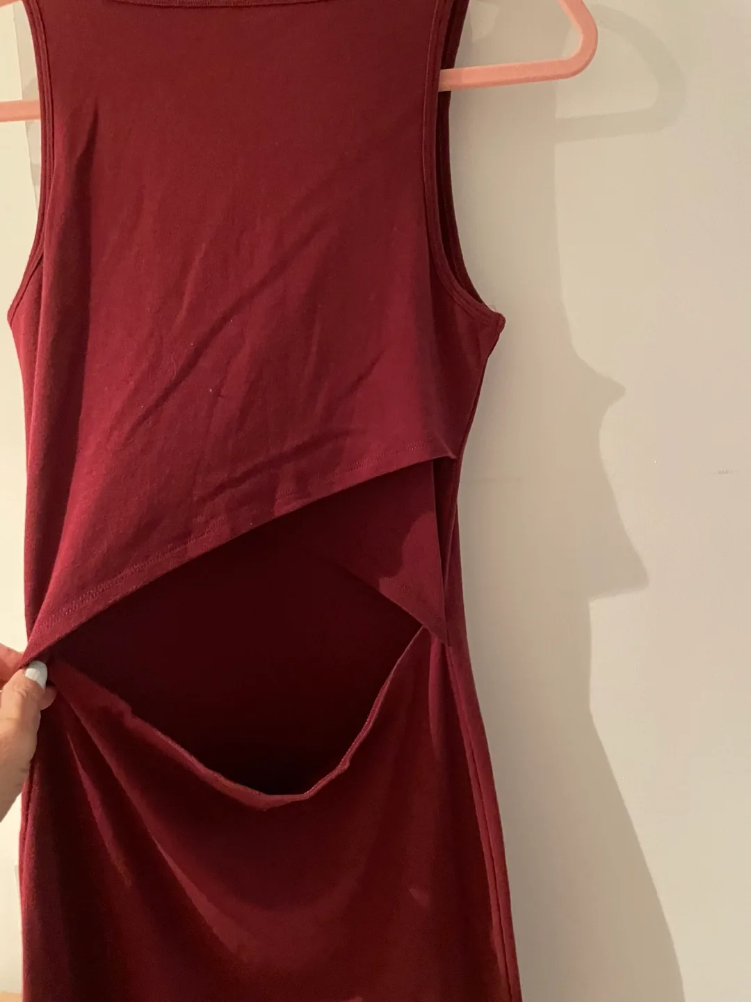 Tna Maroon Dress - Size M image indicator(4)