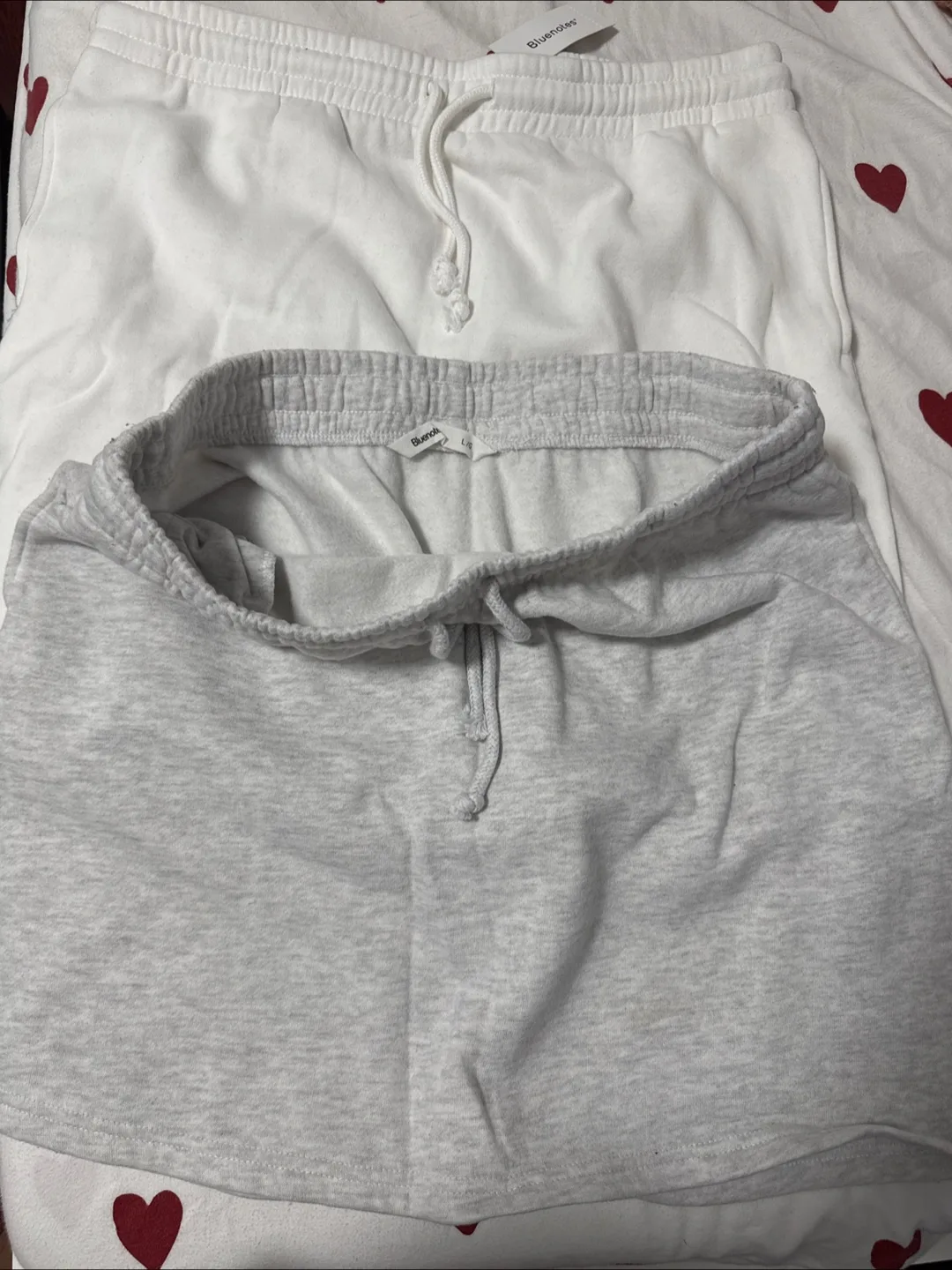 Bluenotes cotton skirts white and grey thumbnail