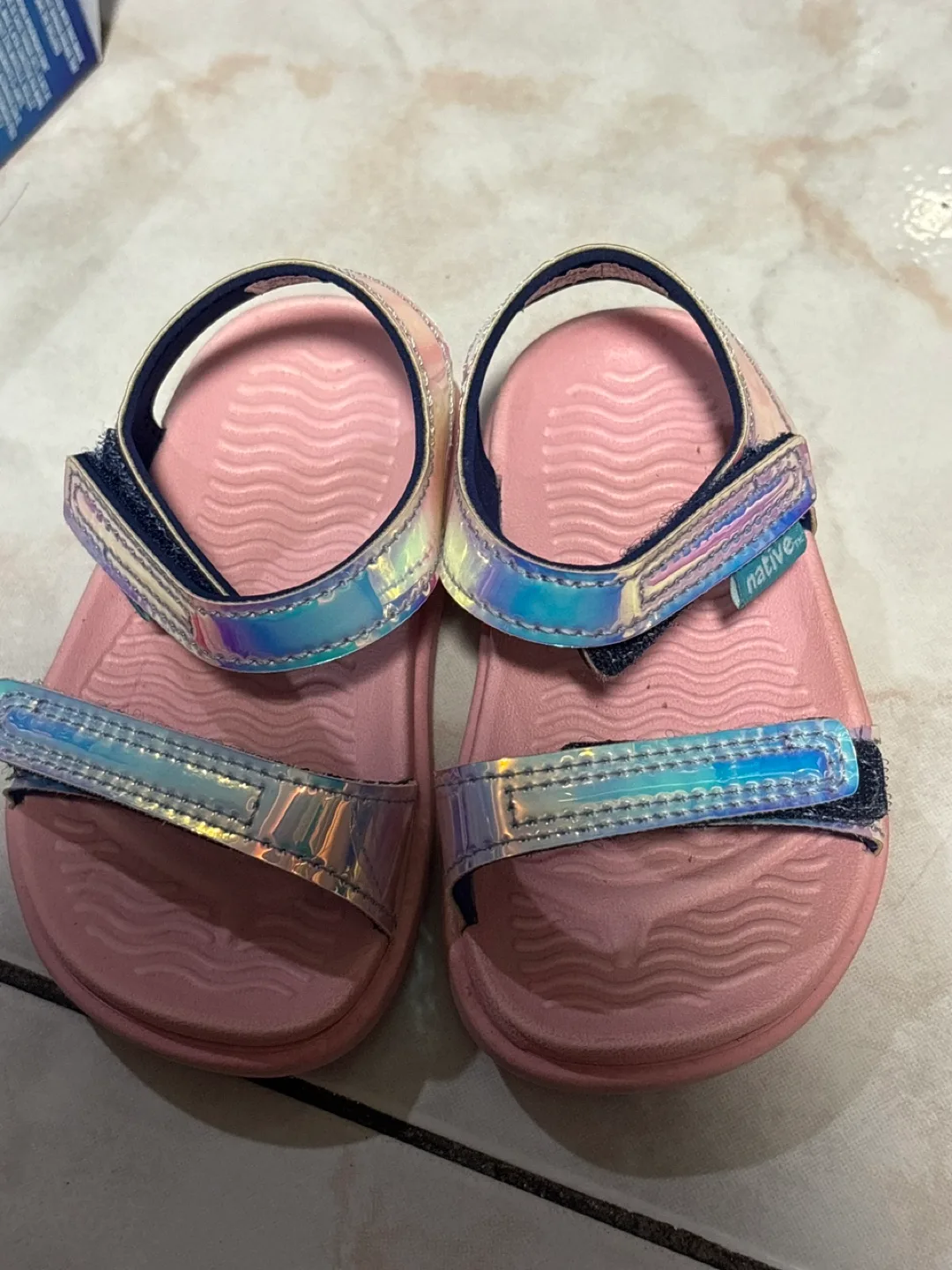Native Pink Toddler Sandals thumbnail