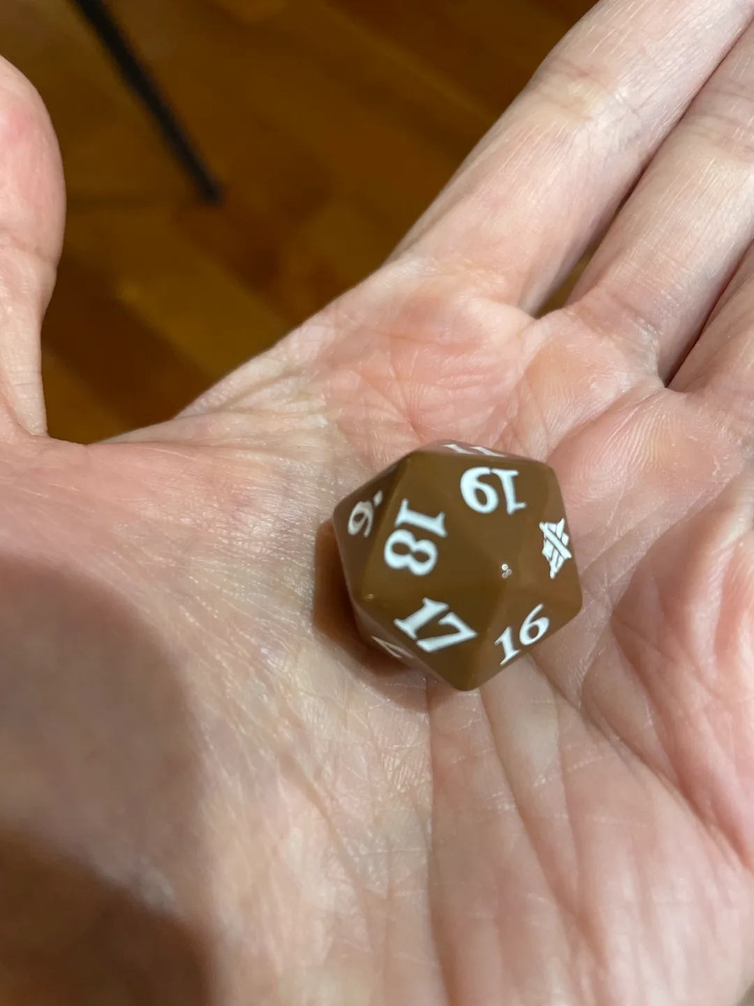 Brown D20 Dice