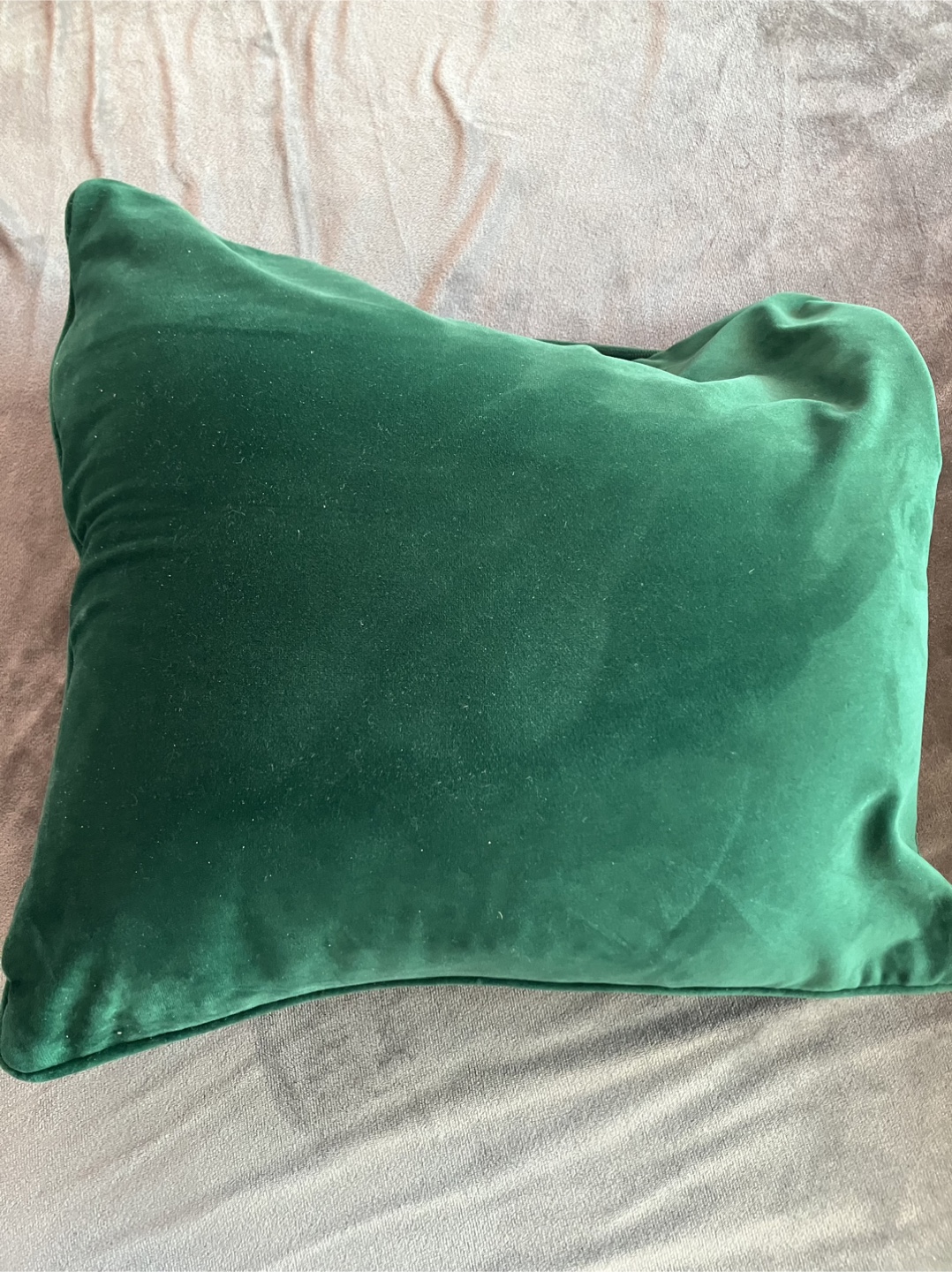 Green Velvet Pillow - photo 2