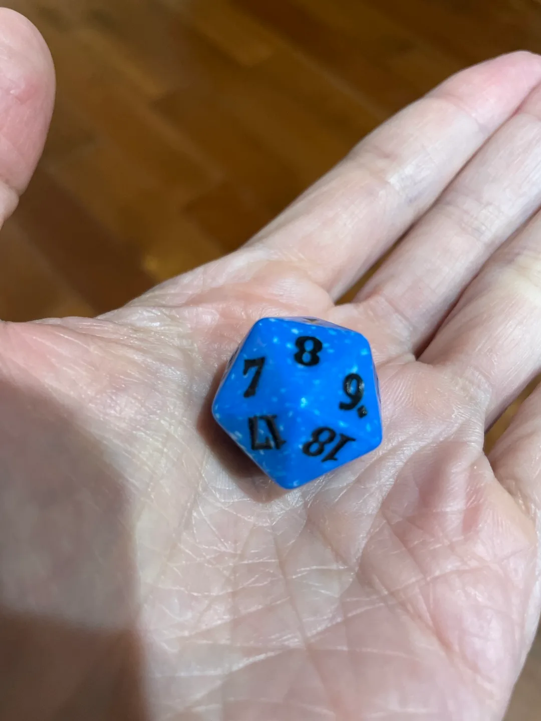 Blue D20 Dice