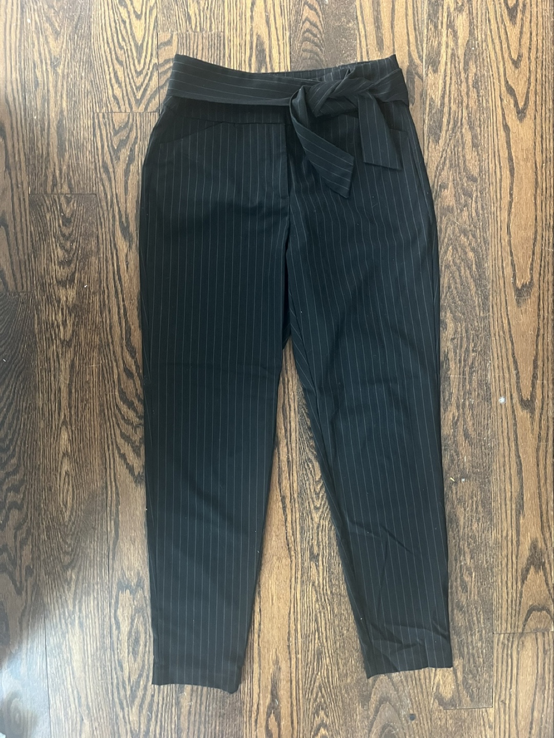 Dynamite Black Pinstripe Dress Pants
