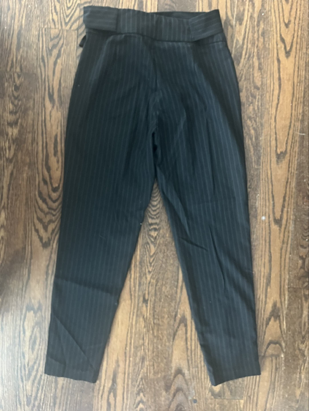 Dynamite Black Pinstripe Dress Pants - photo 2