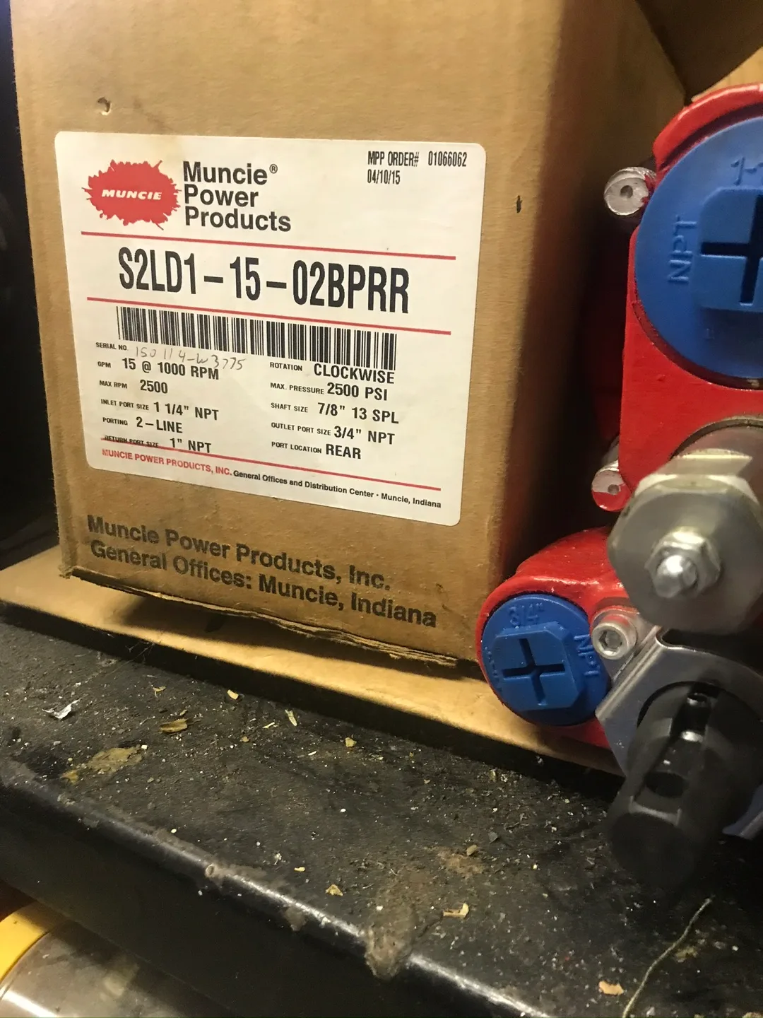 Muncie Power Products Hydraulic Pump S2LD1-15-02BPRR thumbnail