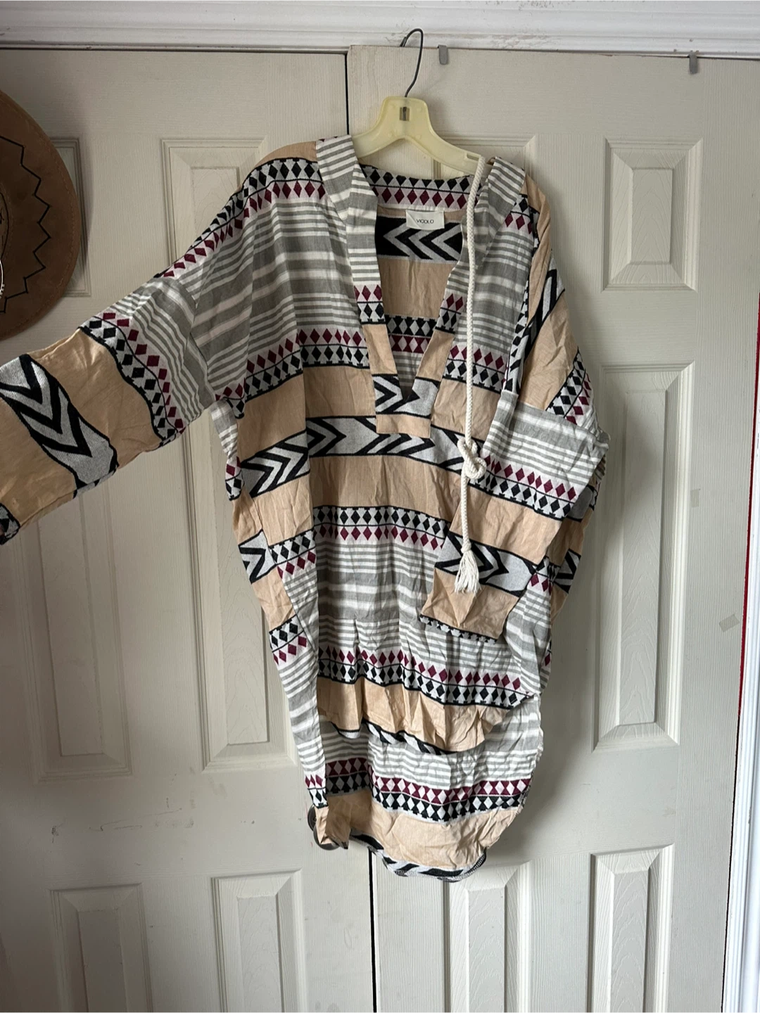 Vicolo Patterned Tunic Top - photo 2