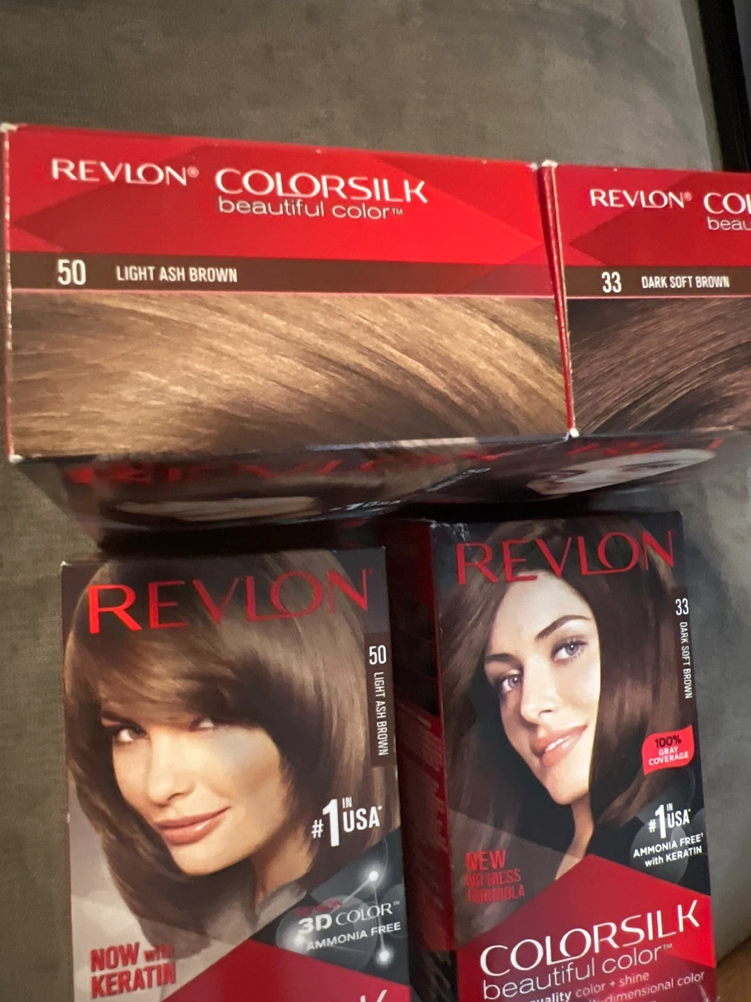 Revlon Colorsilk Hair Dye - Dark Soft Brown & Light Ash Brown - photo 2