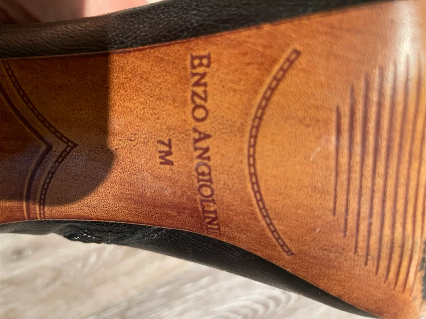 Enzo Angiolini Black Studded Heels - Size 7M image indicator(5)