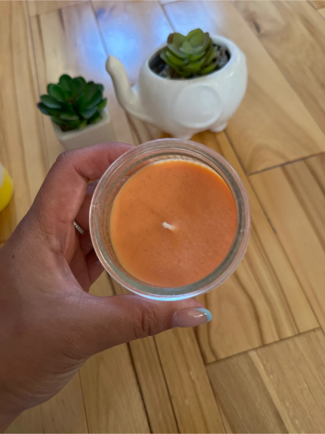 Home Decor: Candle and Faux Succulents - photo 3