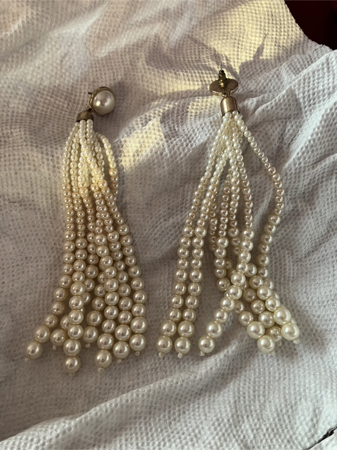 Pearl Tassel Earrings - photo 2