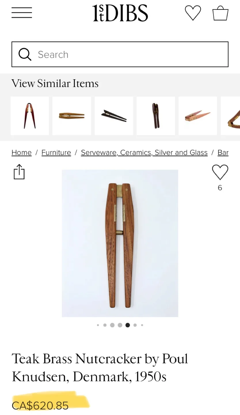 Vintage Danish MCM Nutcracker designed by Poul Knudsen image indicator(7)