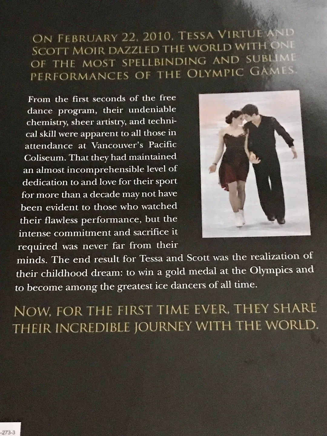 Ice skating / olympics (book sale) Tessa & Scott - image indicator(2)