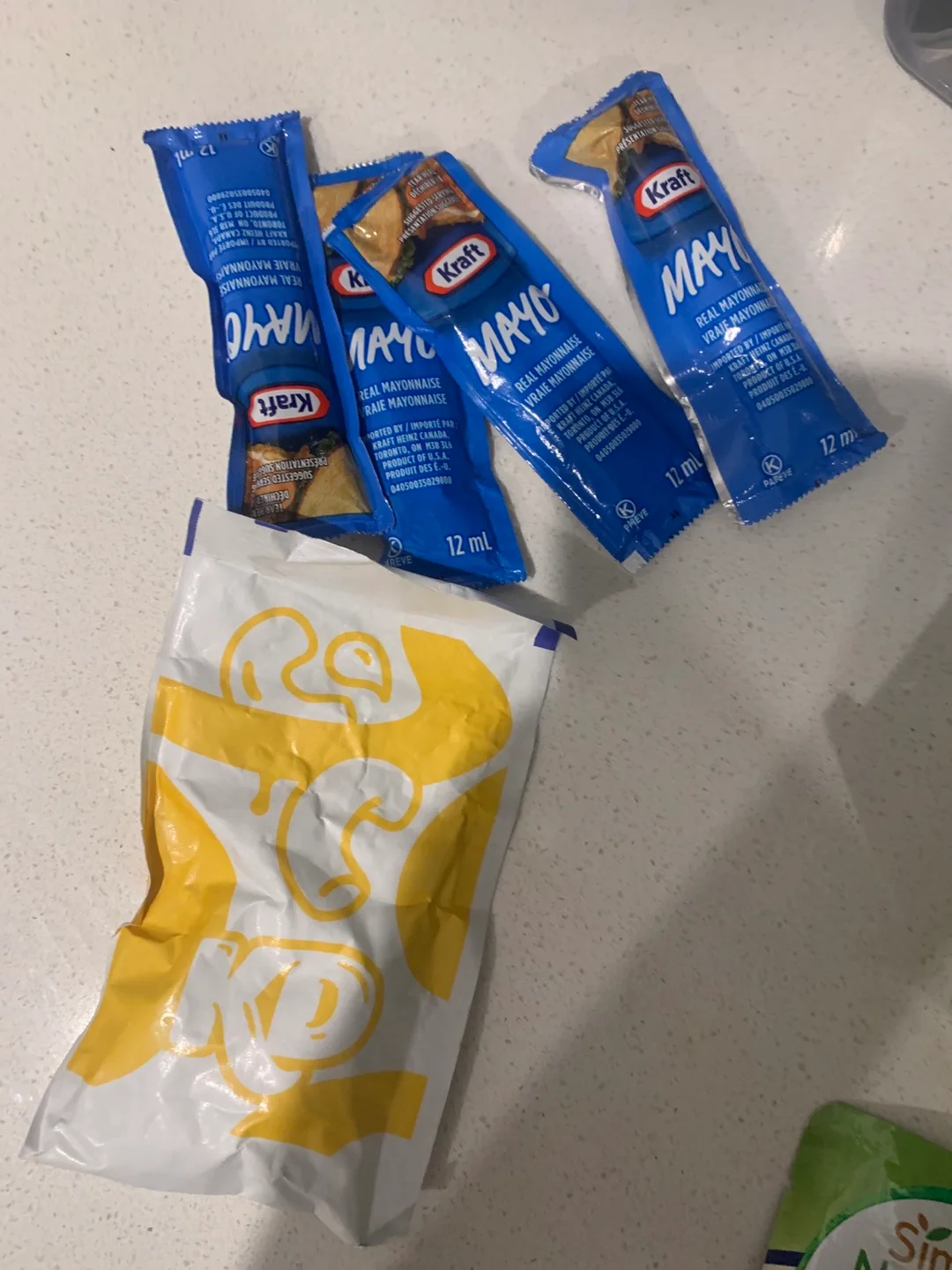 Kraft Mayo Real Mayonnaise Packets, 12ml