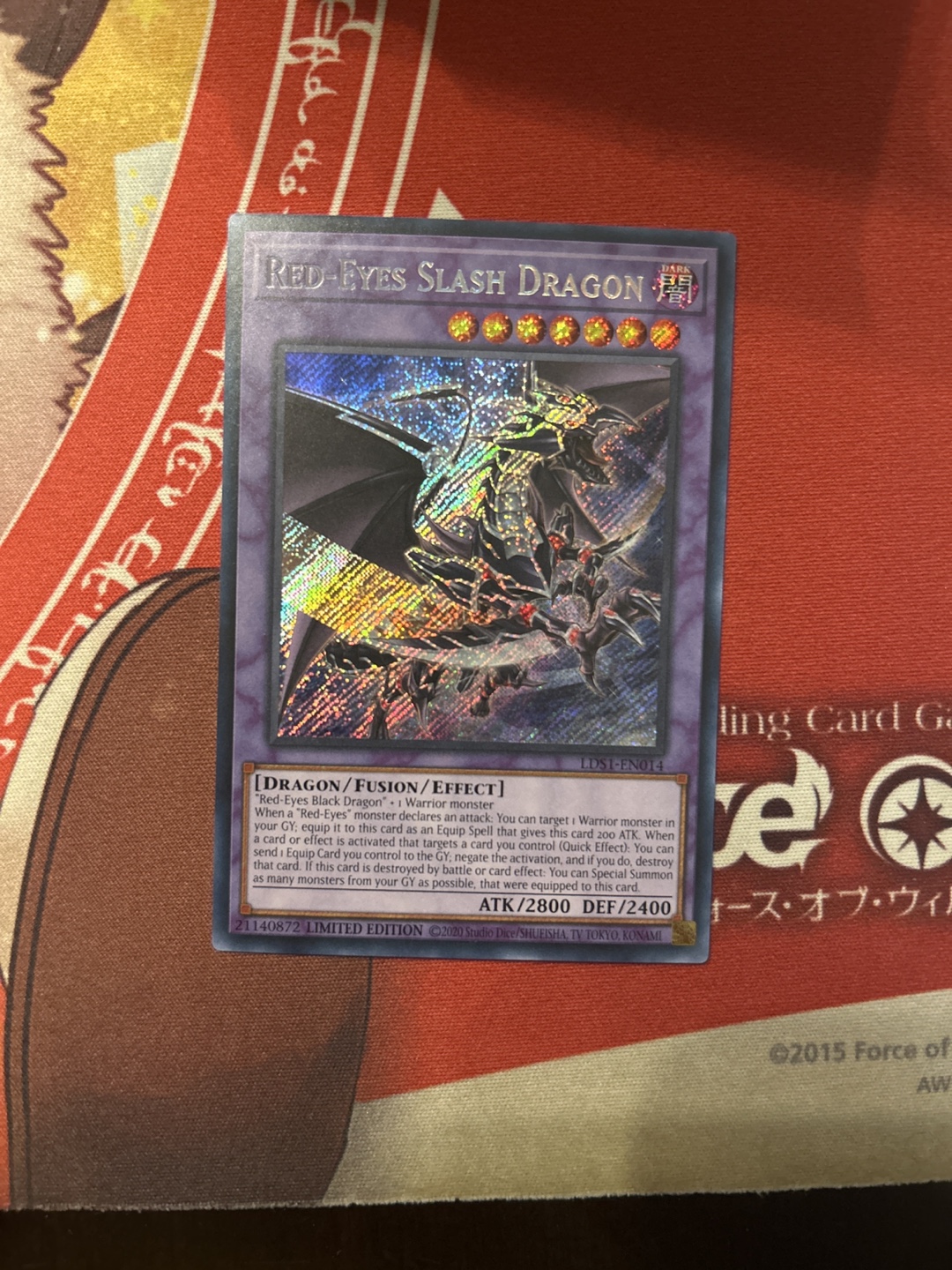 RED-EYES SLASH DRAGON - LDS1-EN014 - SECRET RARE