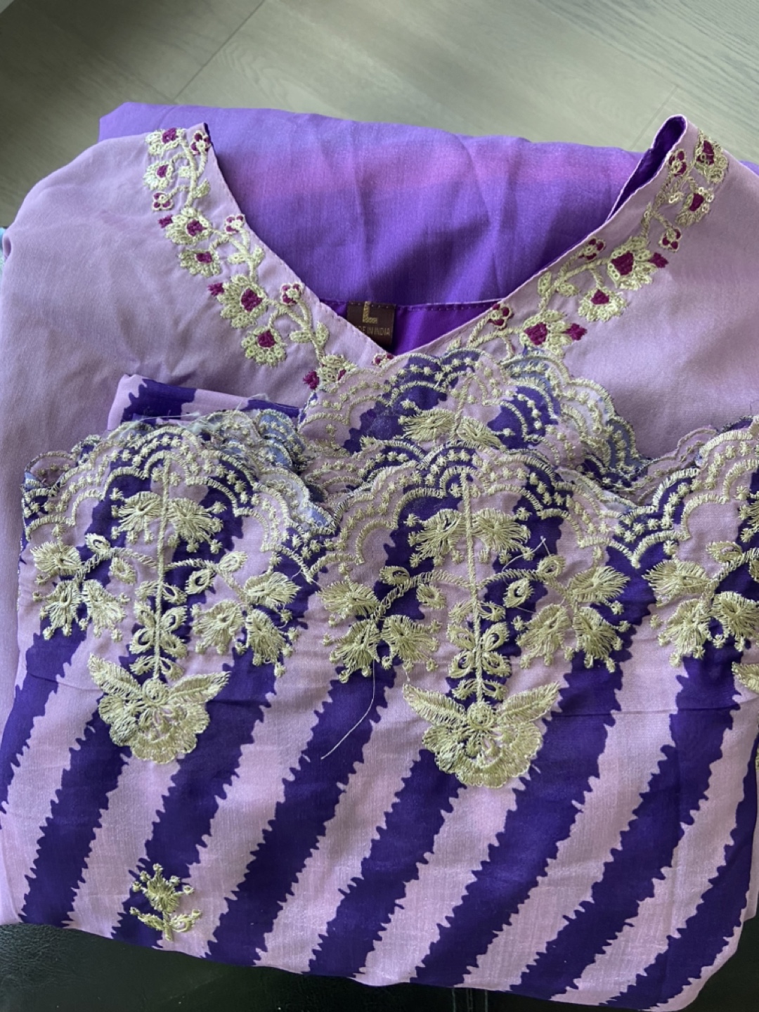 Purple Ombre Anarkali Dress - photo 2