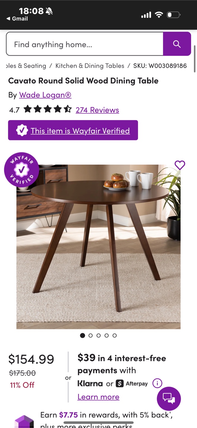 wood dining table - photo 5