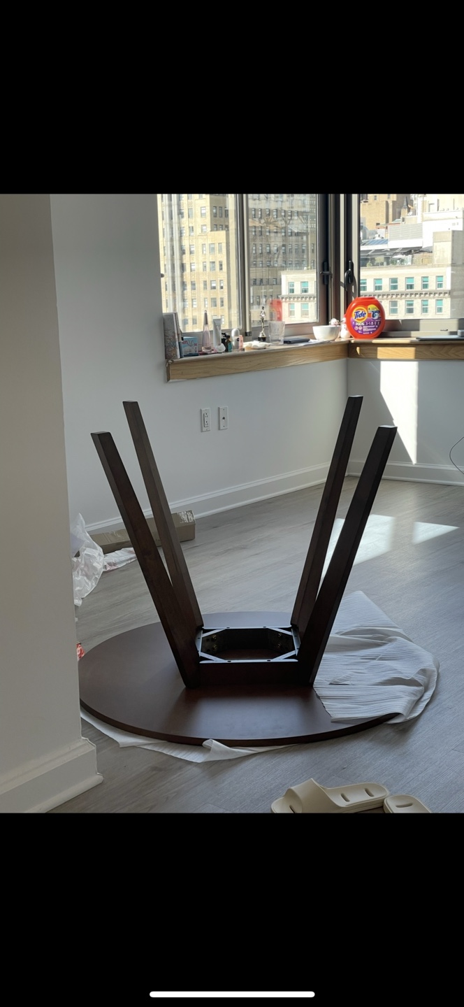 wood dining table - photo 3