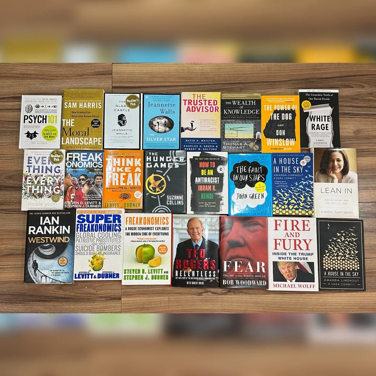 Books: Think like a freak, Freakonomics, Trump, Lean in ,… thumbnail