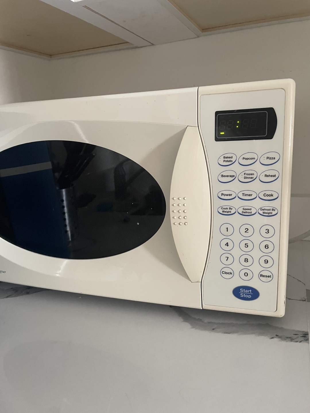 White Microwave Oven
