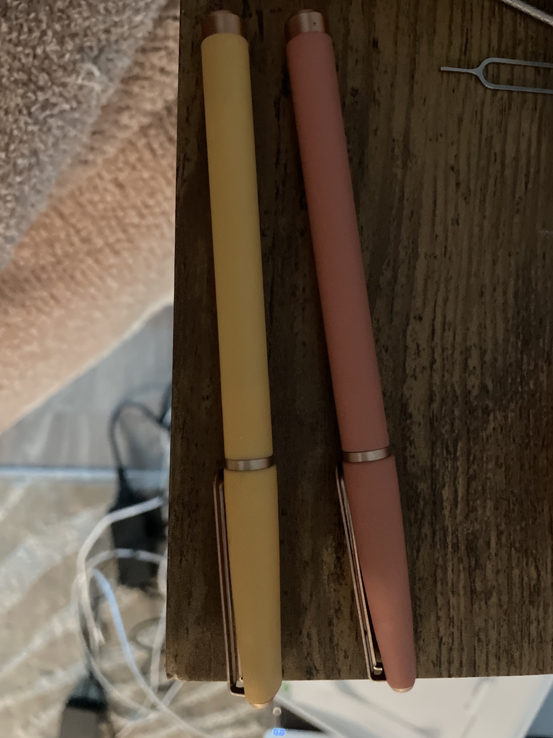 Two Pens - Yellow and Pink