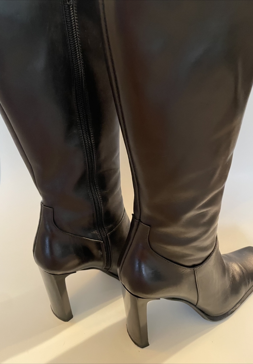 Mid high fashion leather boots #7 - photo 3